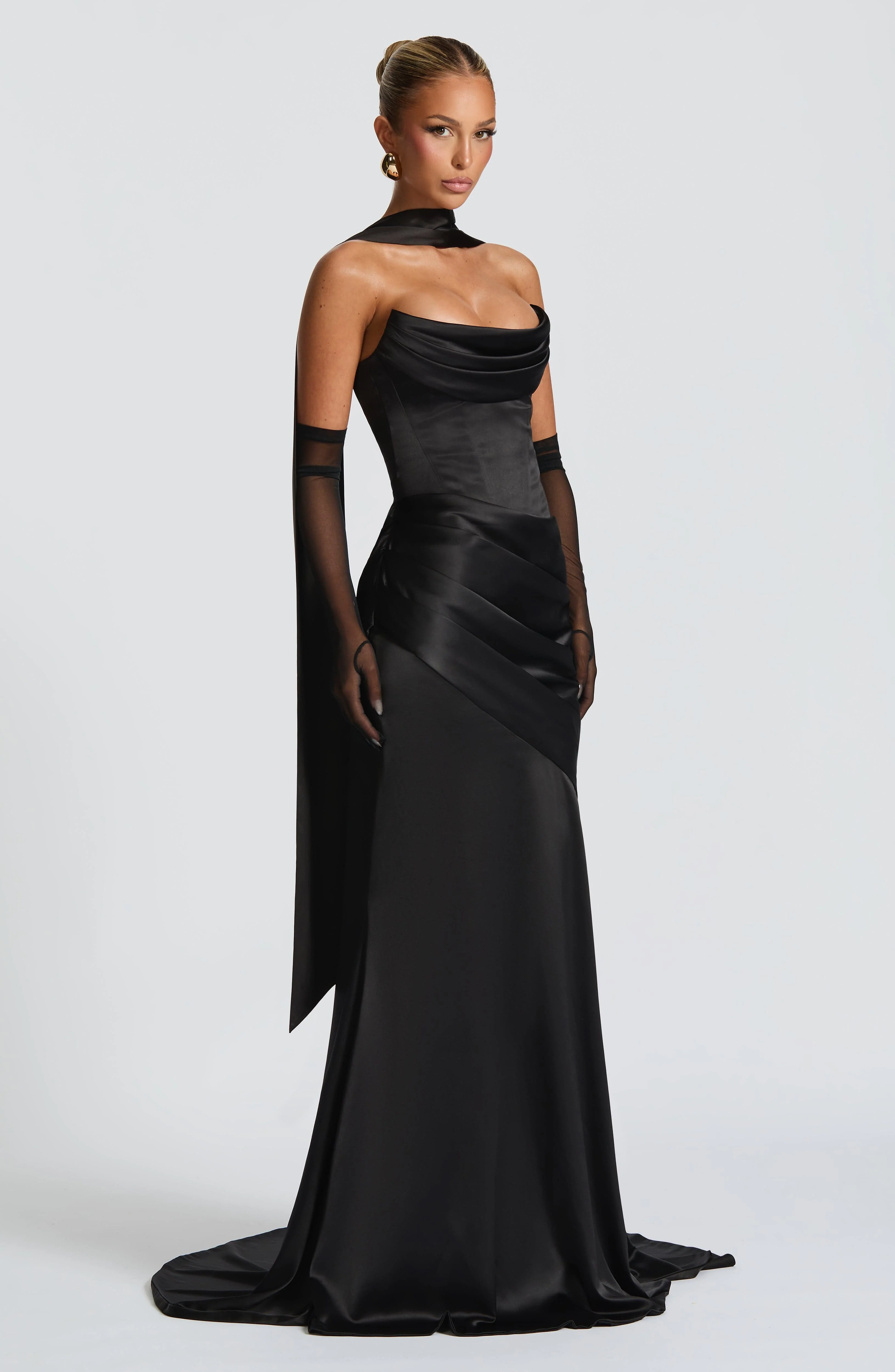 Kensington Maxi Dress - Black - Image 3