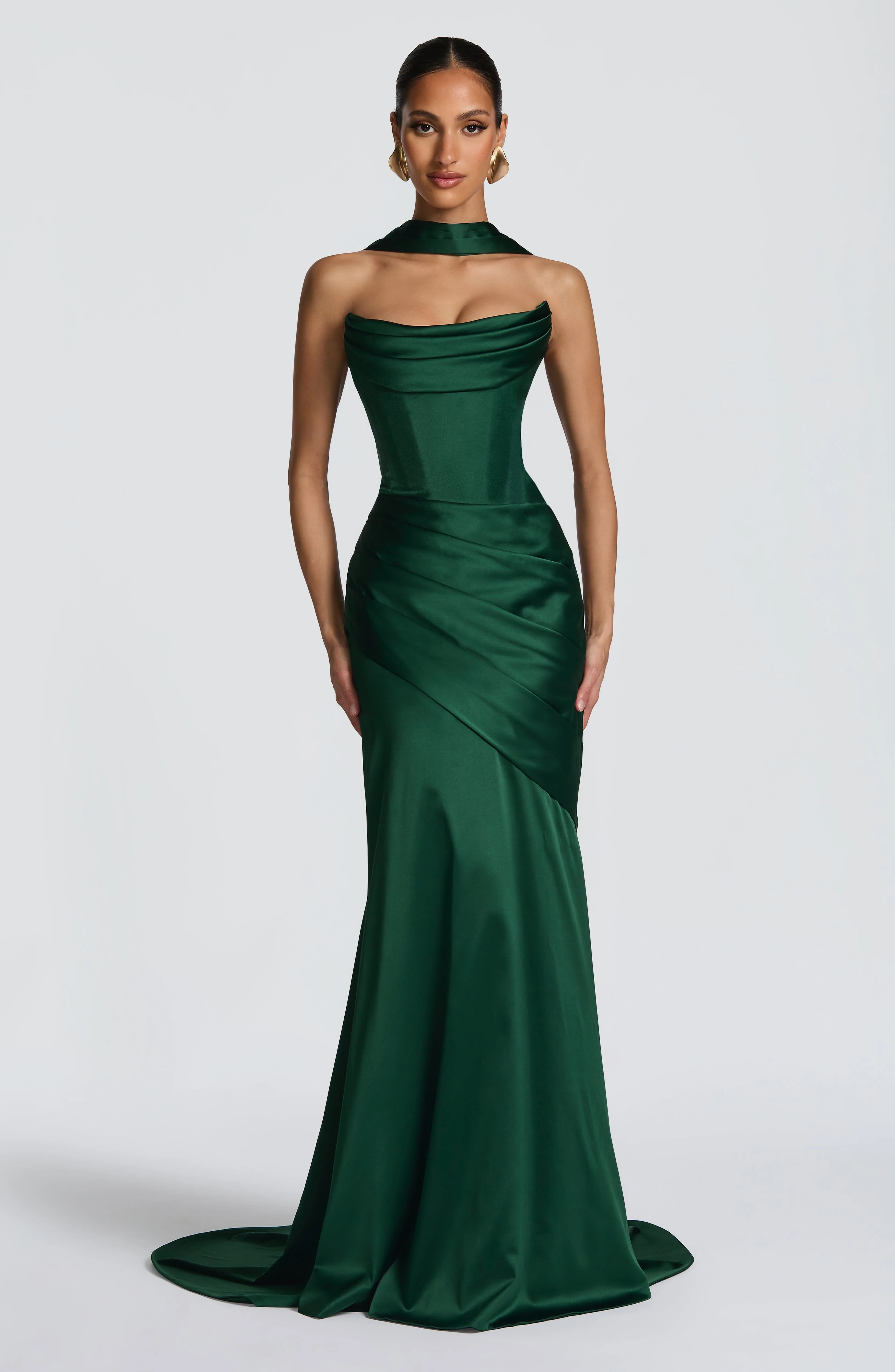 Kensington Maxi Dress - Emerald - Image 9