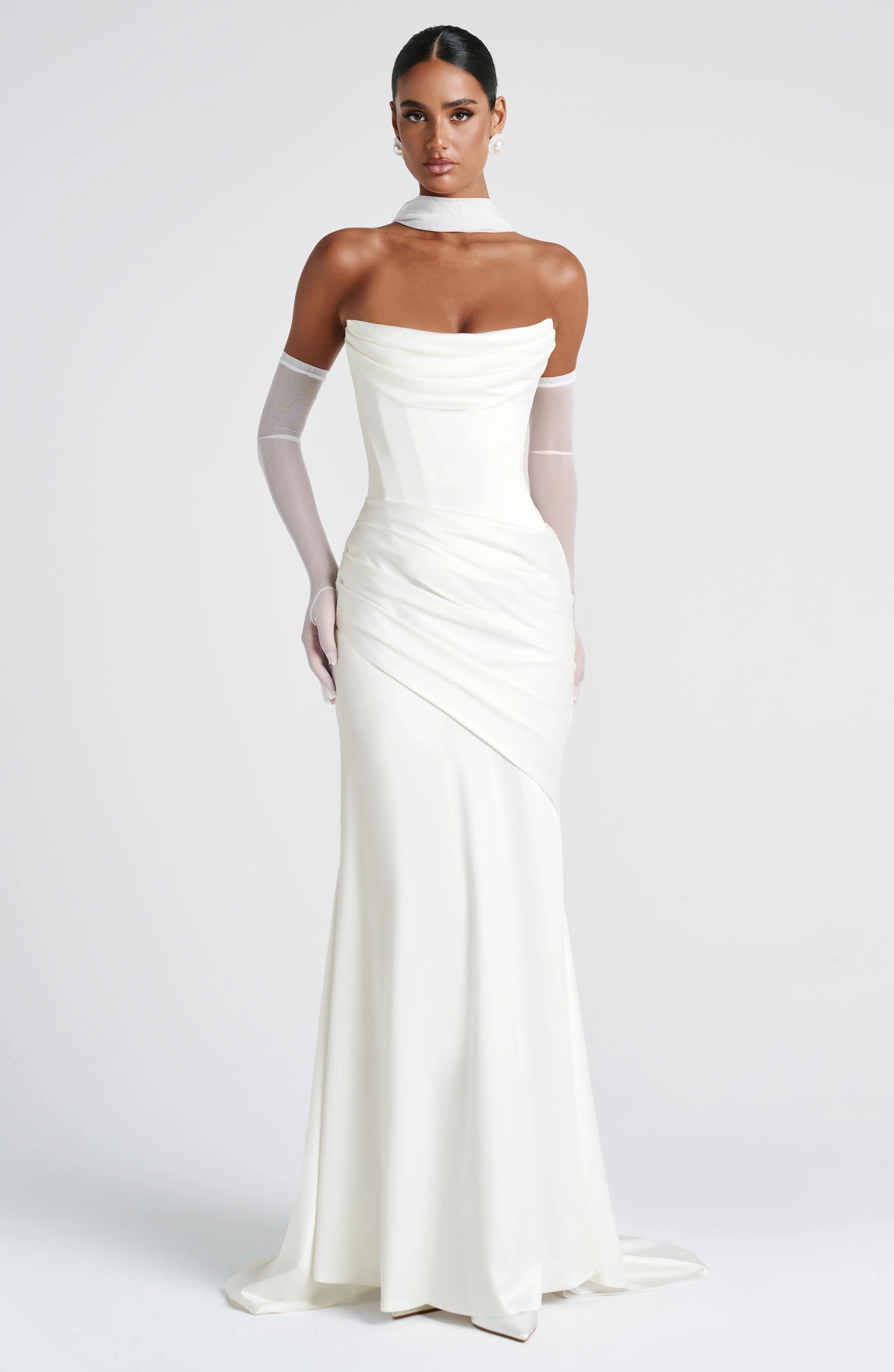 Kensington Maxi Dress - Ivory - Image 6