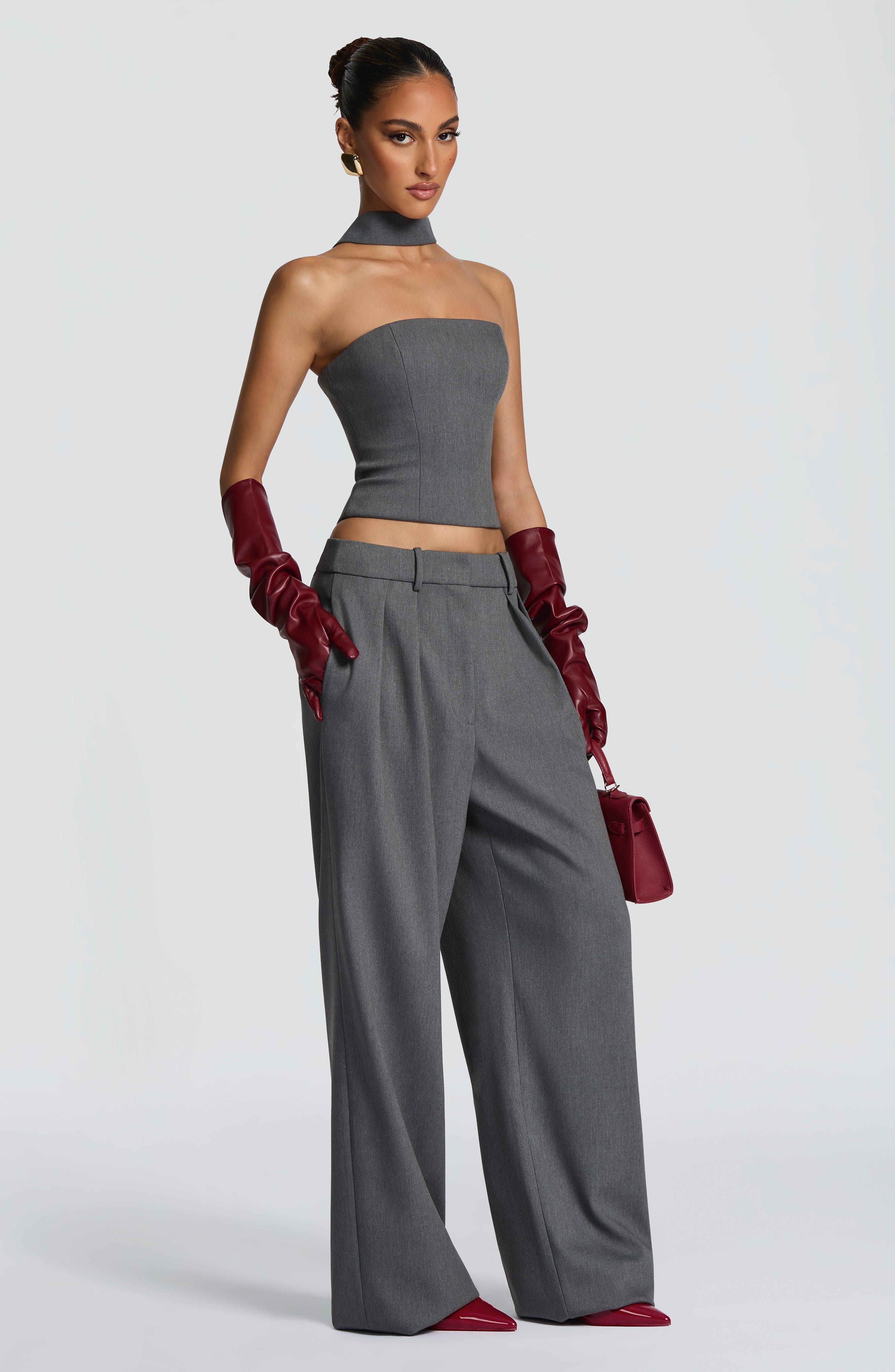 Kirsty Pants - Grey Marl - Image 6
