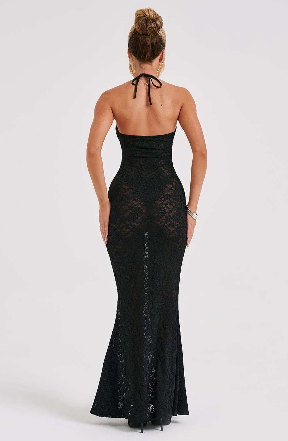 Leilina Maxi Dress - Black - Image 3