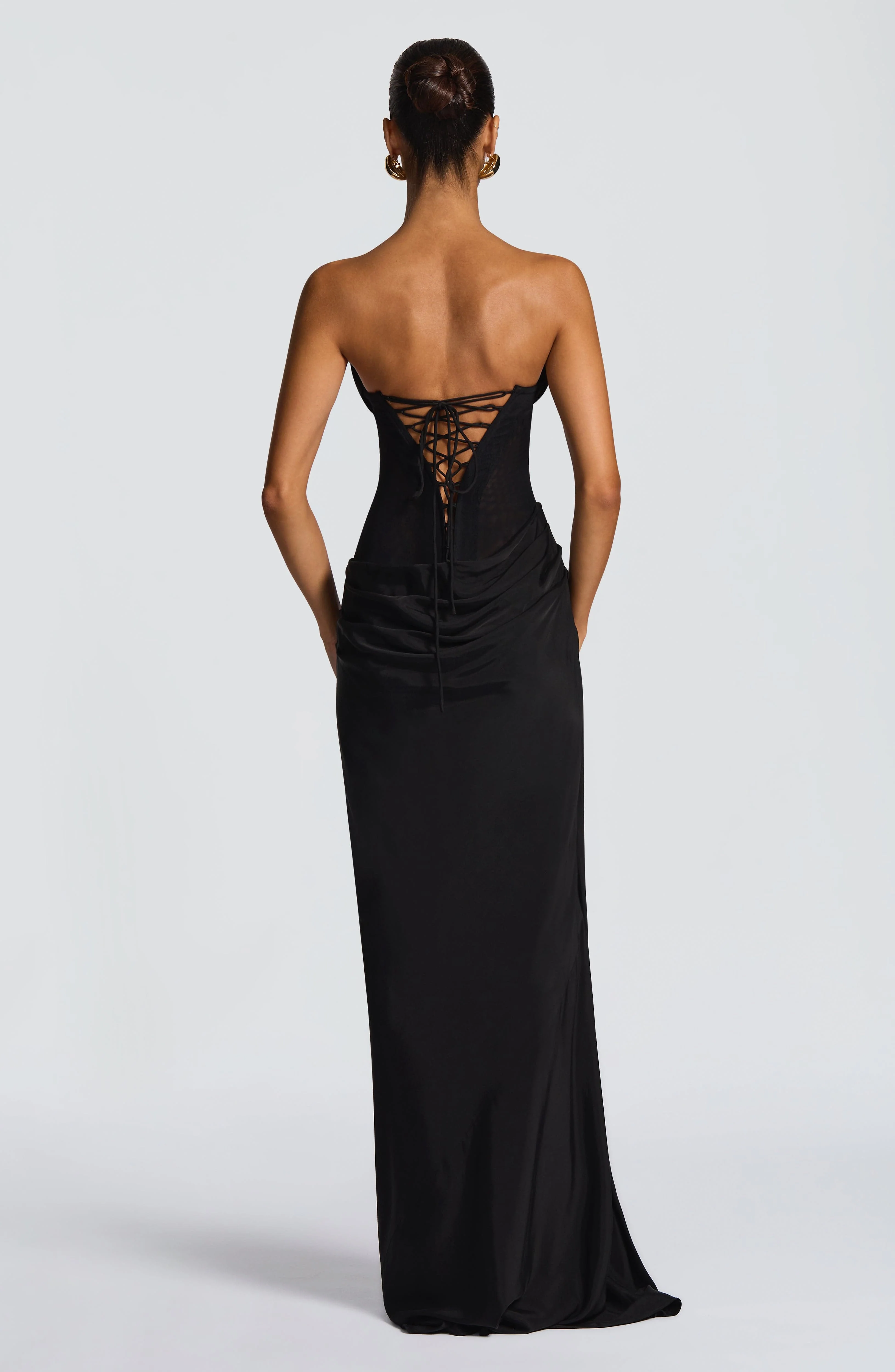 Liora Maxi Dress - Black - Image 4