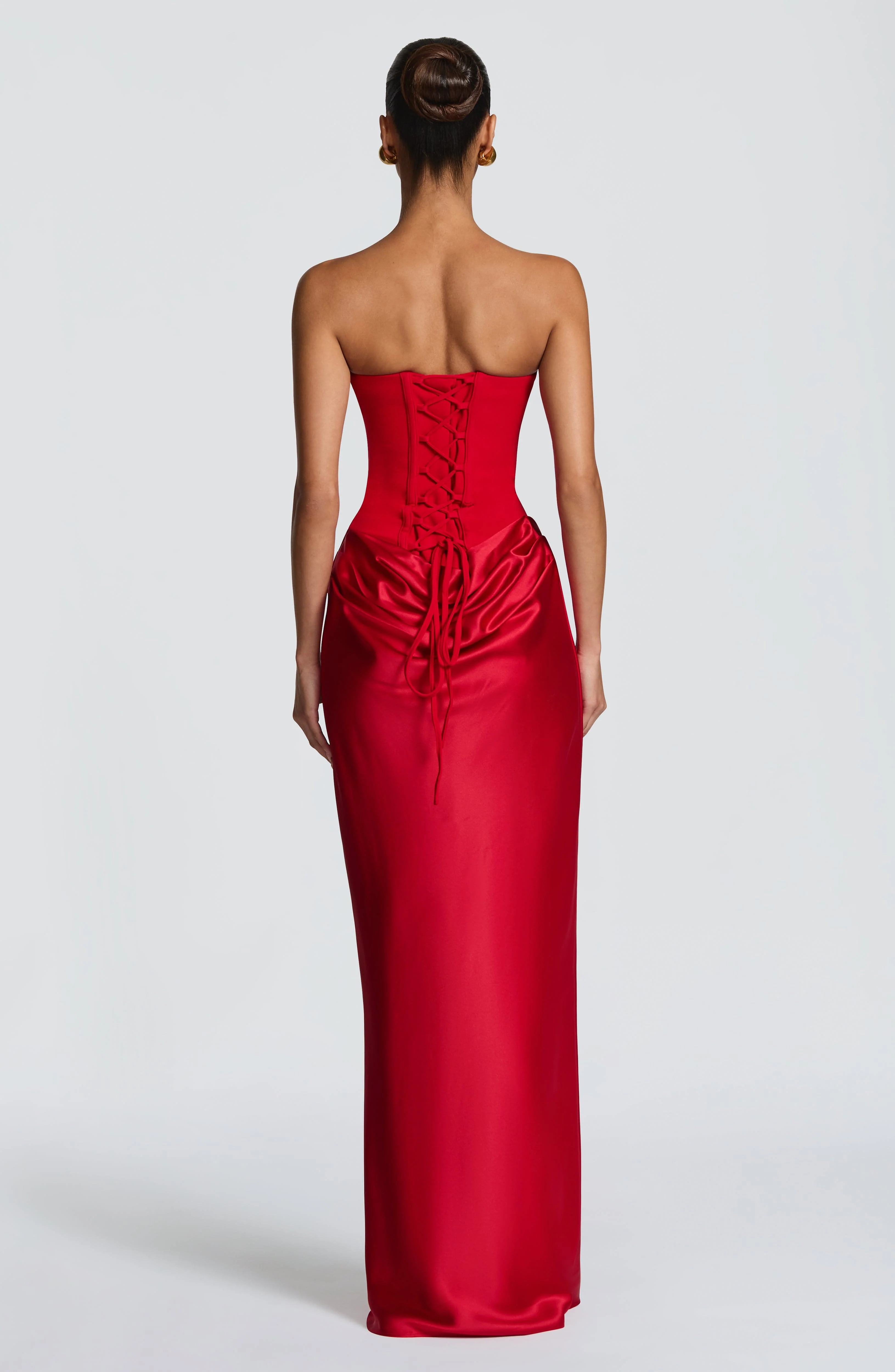 Maggie Maxi Dress - Red - Image 2