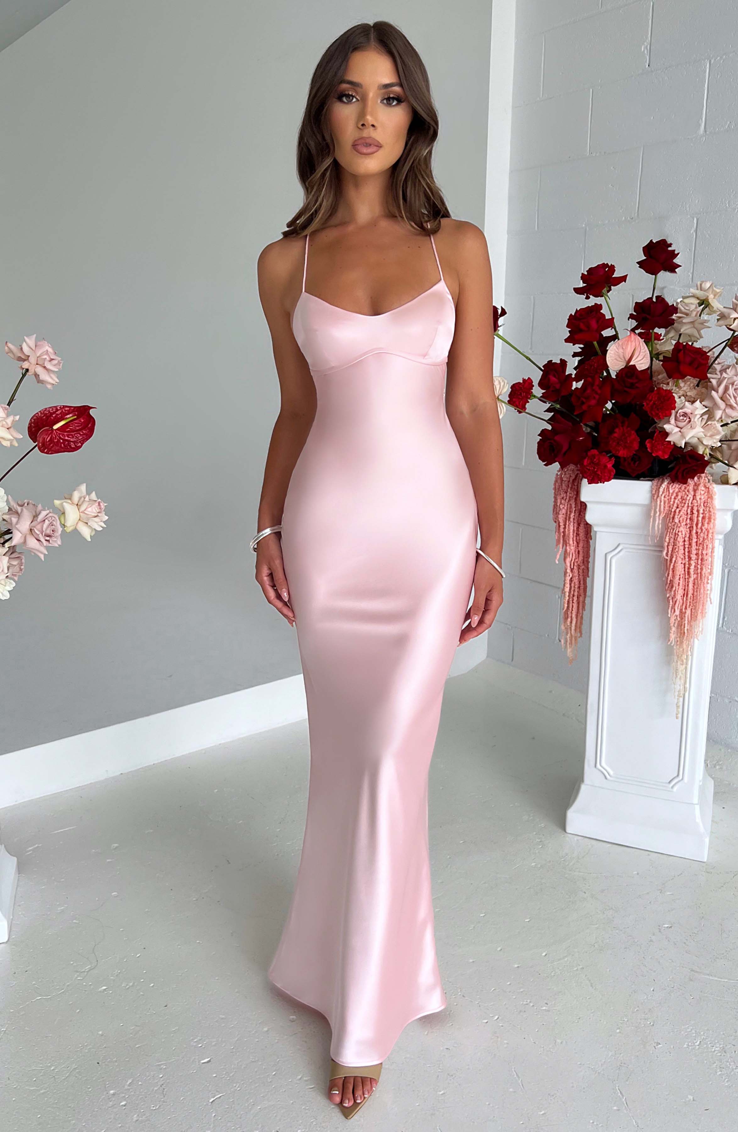 Malika Maxi Dress - Blush - Image 3