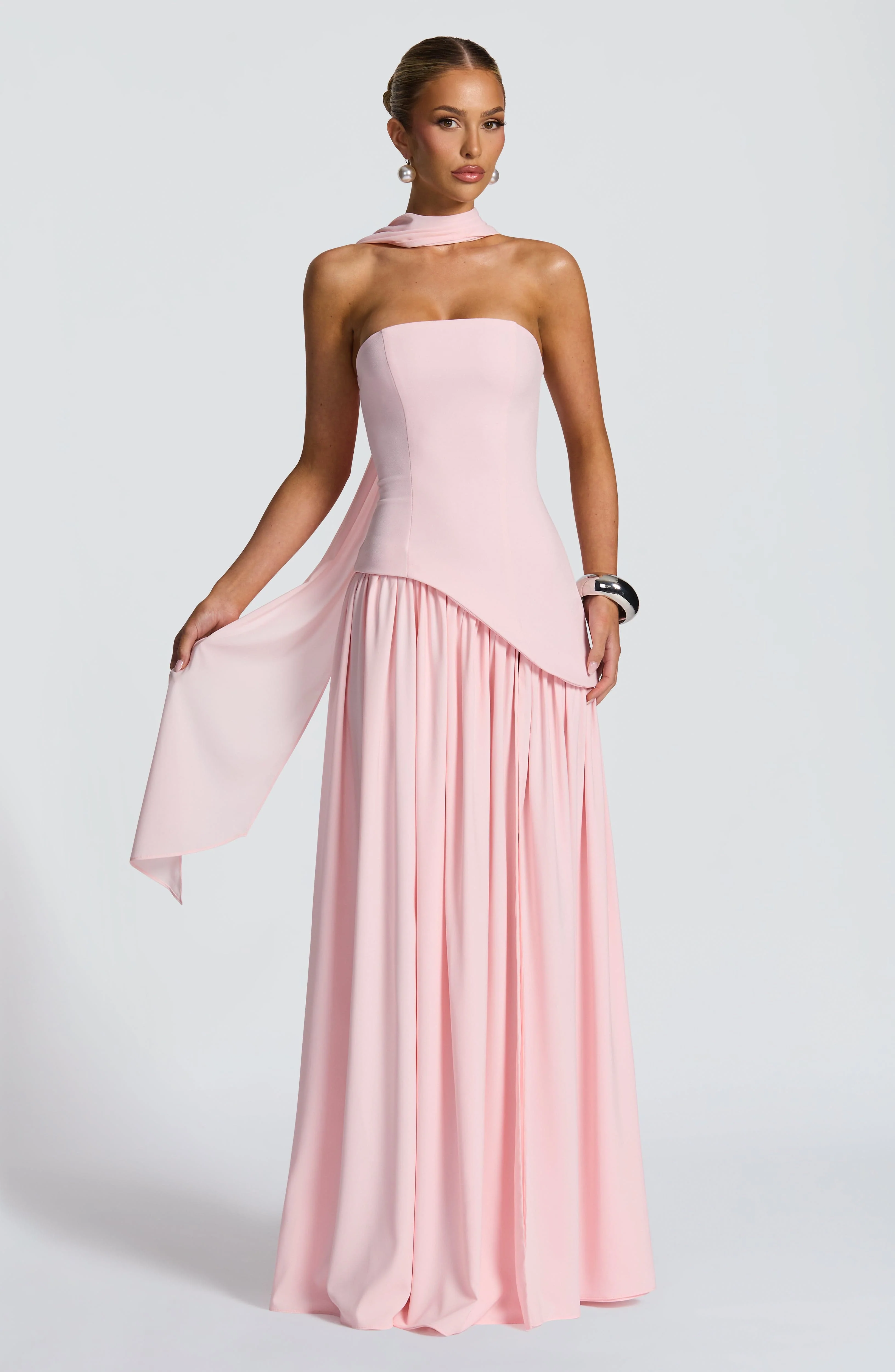 Maliyah Maxi Dress - Blush - Image 4