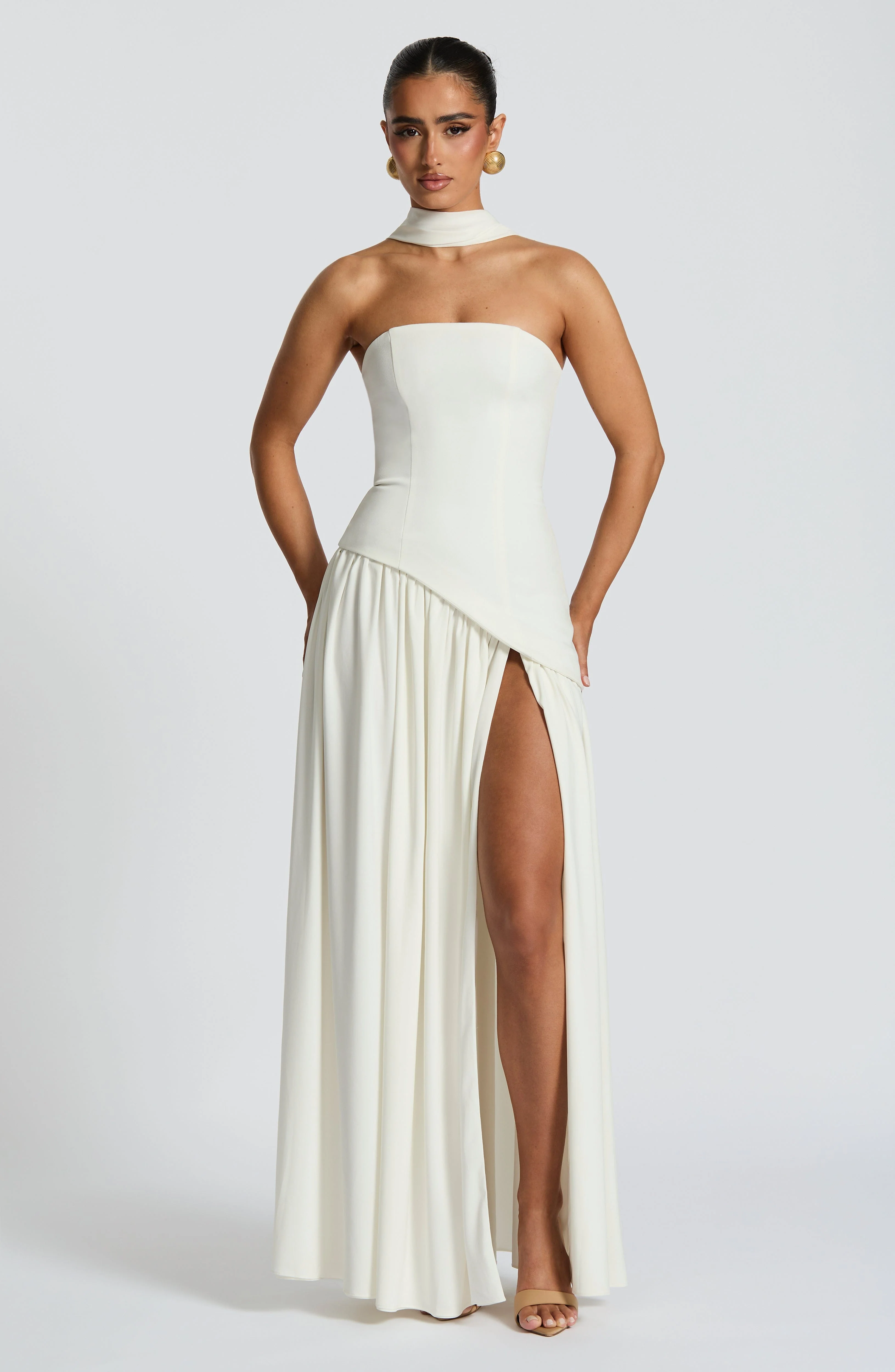 Maliyah Maxi Dress - Ivory - Image 8