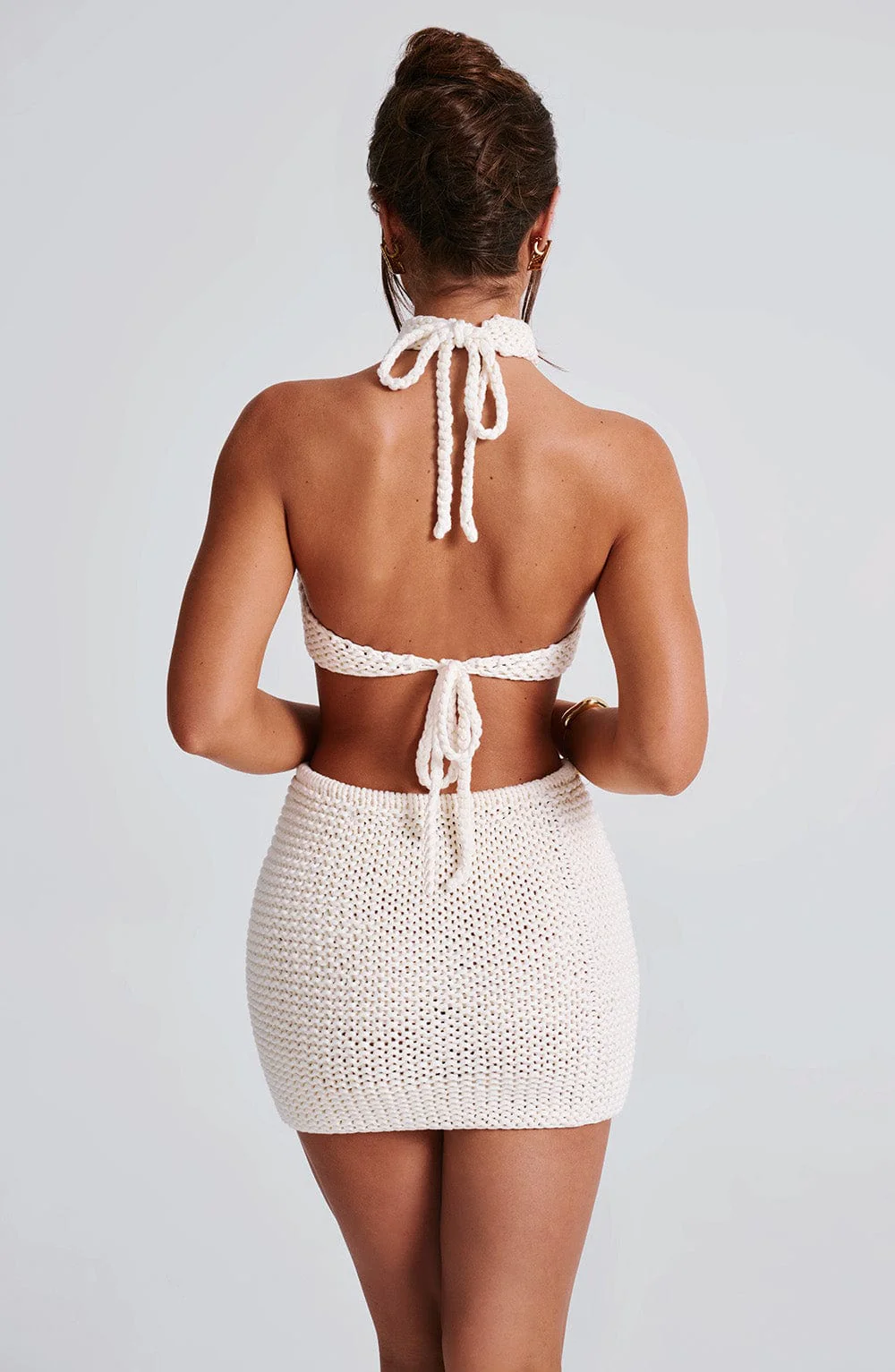 Margot Mini Skirt - Ivory - Image 2