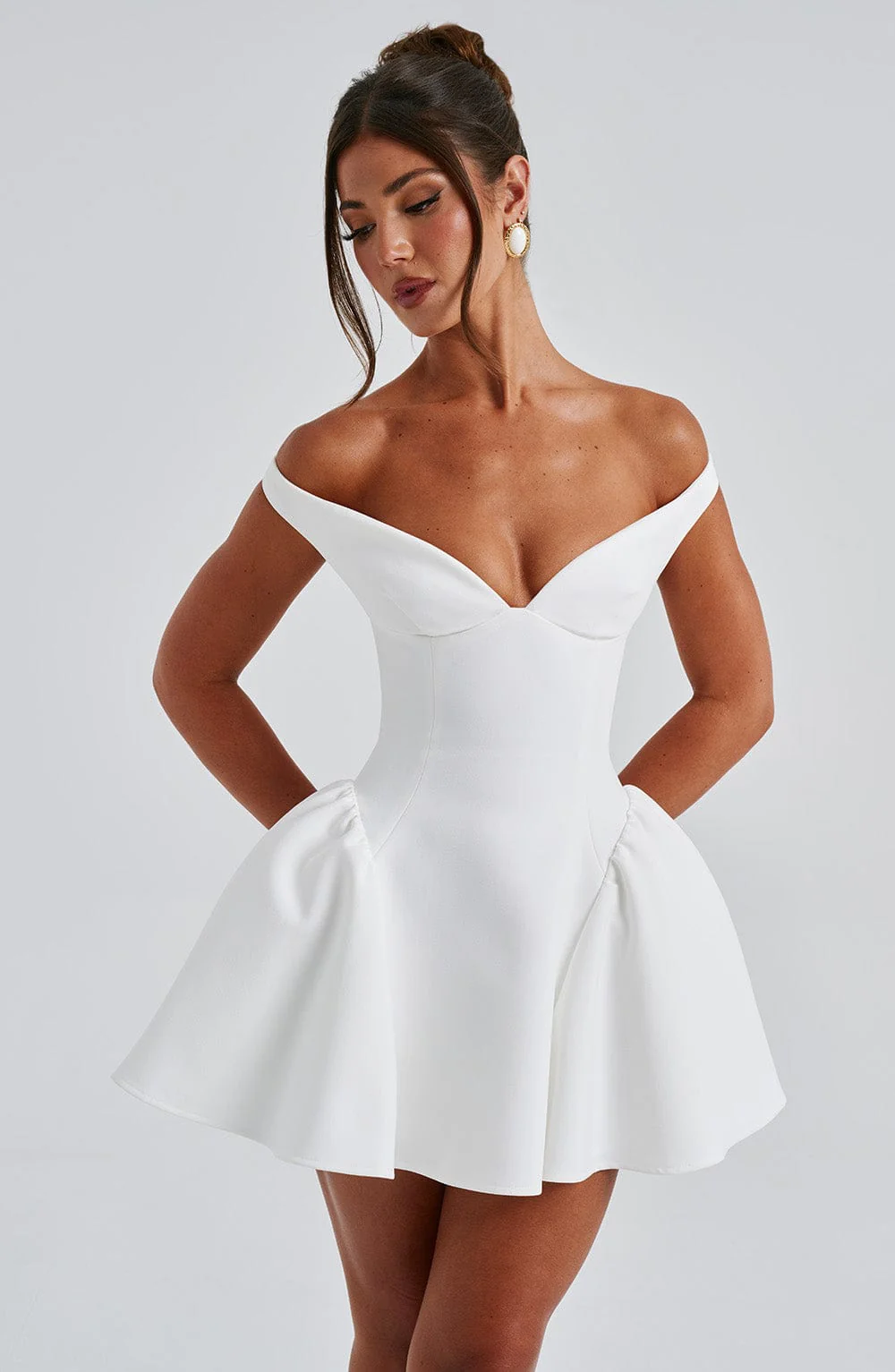 Marla Mini Dress - Ivory - Image 5