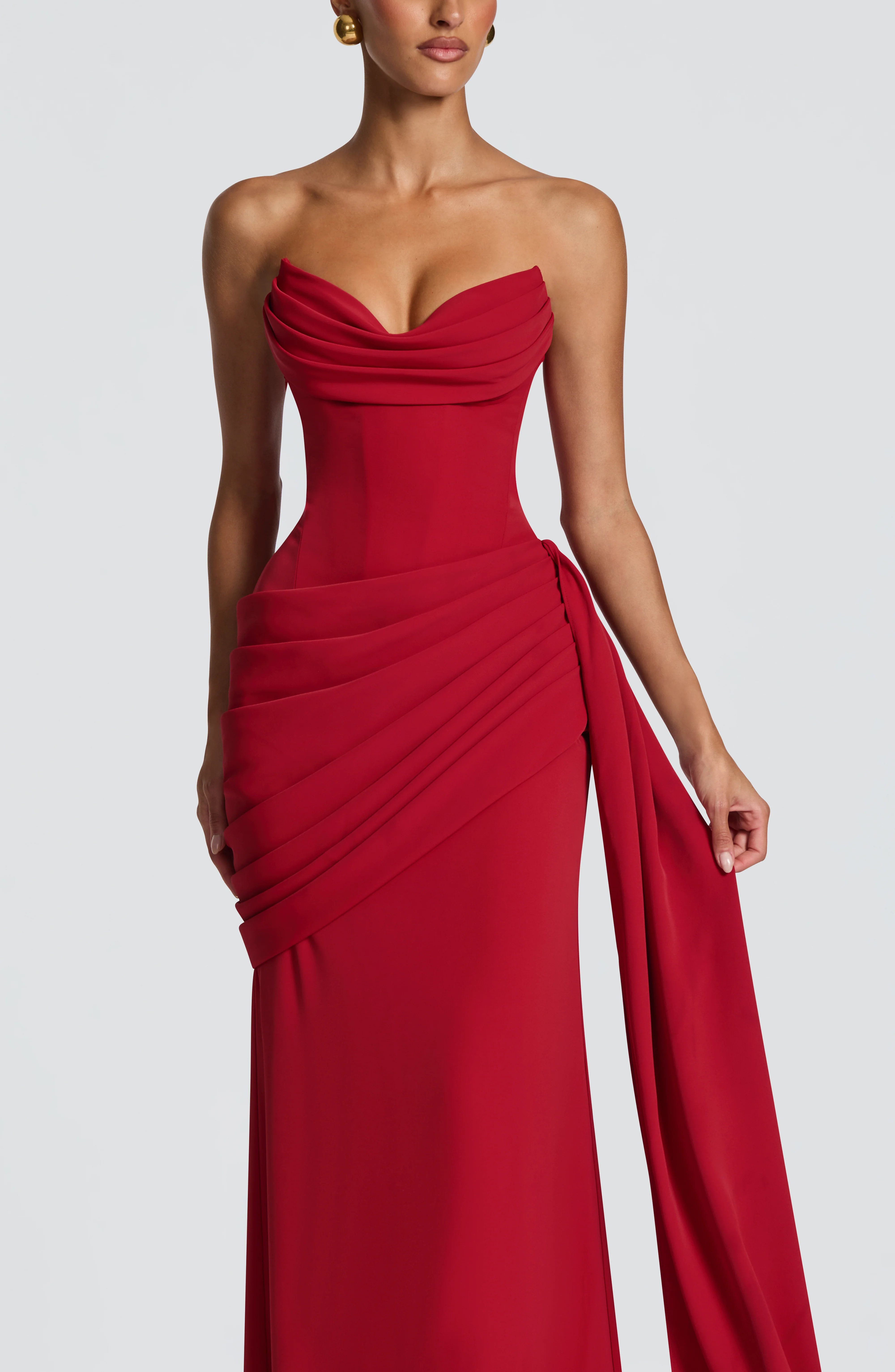 Matisse Maxi Dress - Deep Red - Image 5