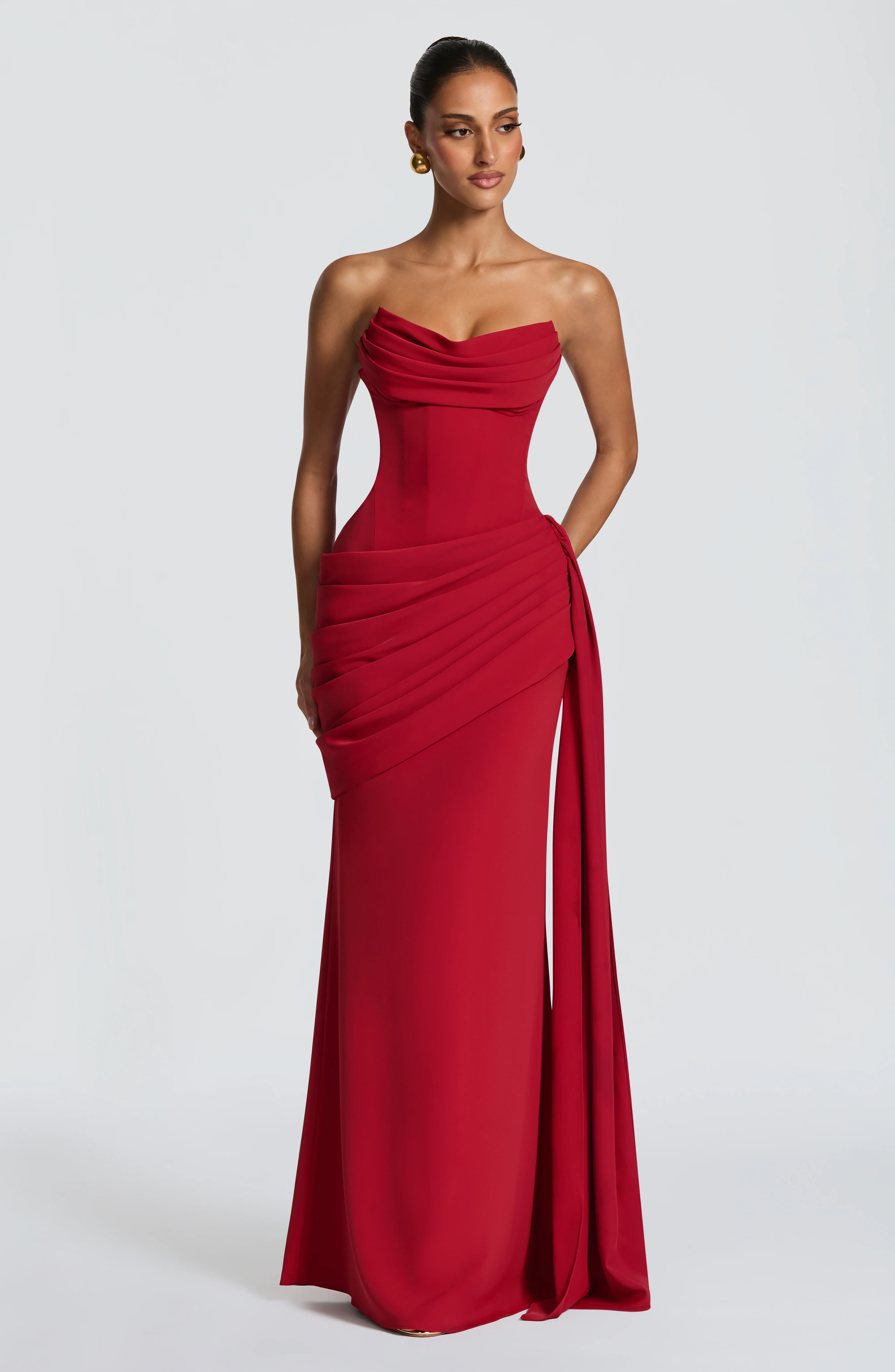 Matisse Maxi Dress - Deep Red - Image 6