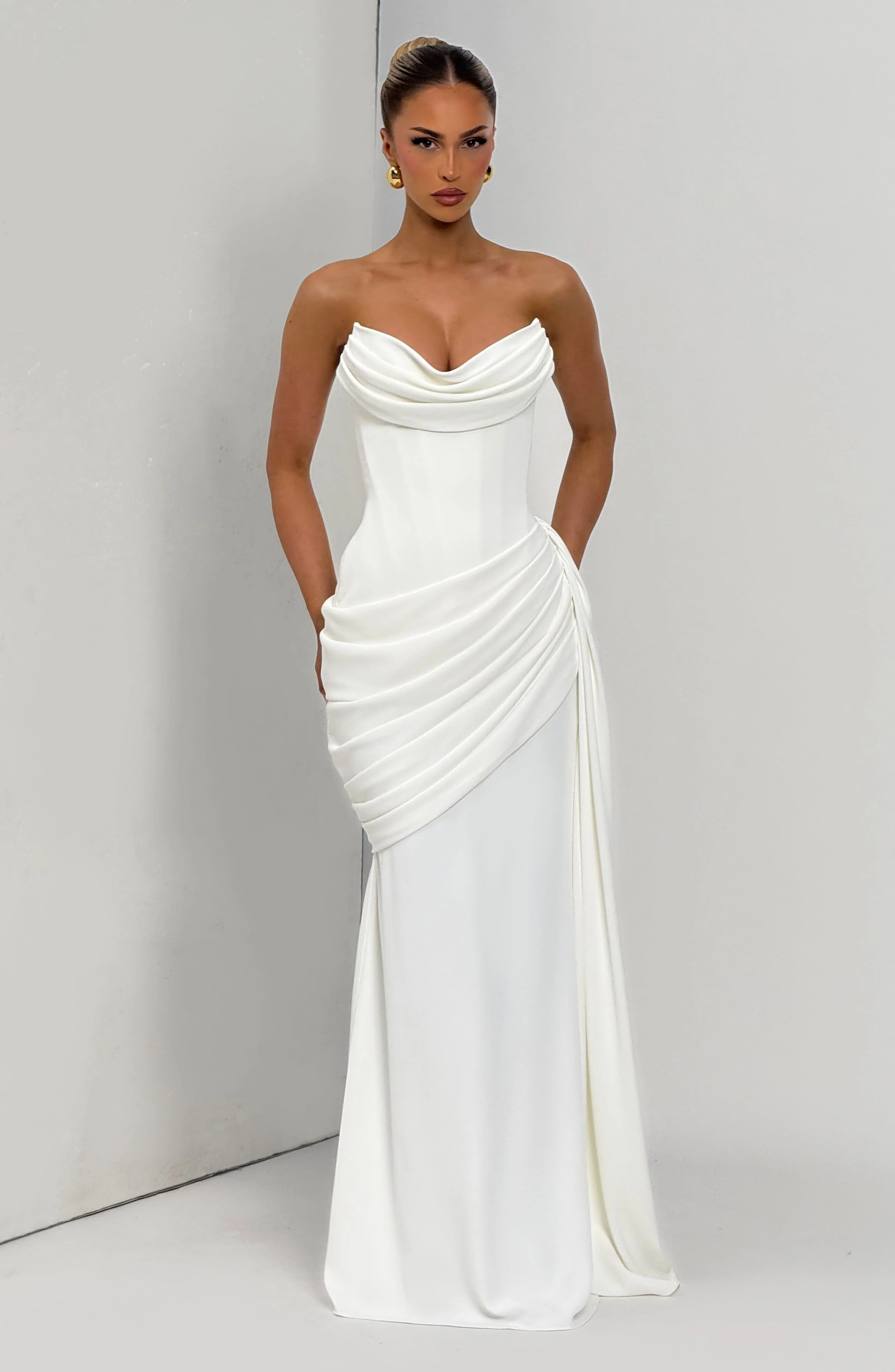 Matisse Maxi Dress - Ivory - Image 7
