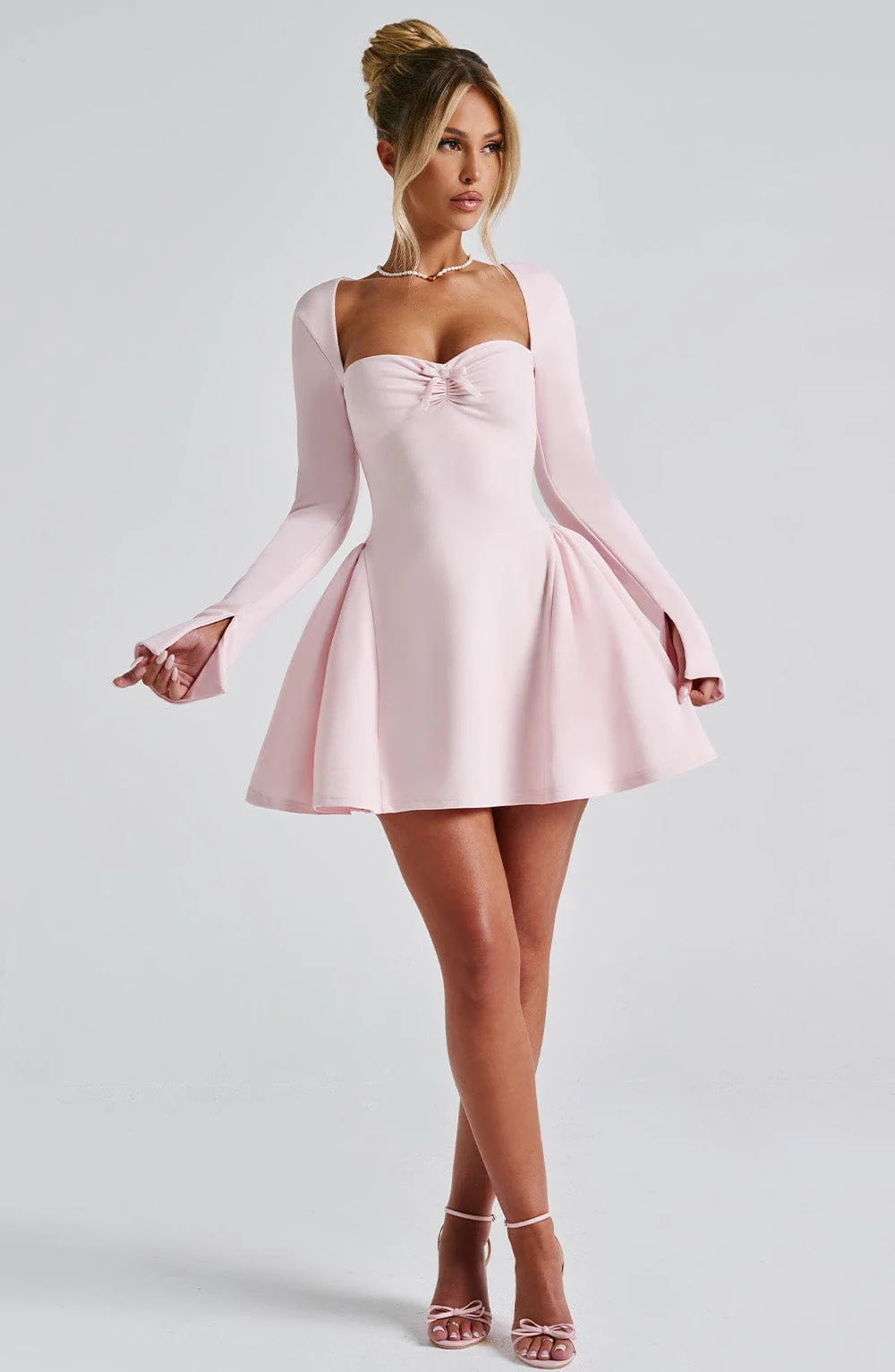 Megan Mini Dress - Blush - Image 6