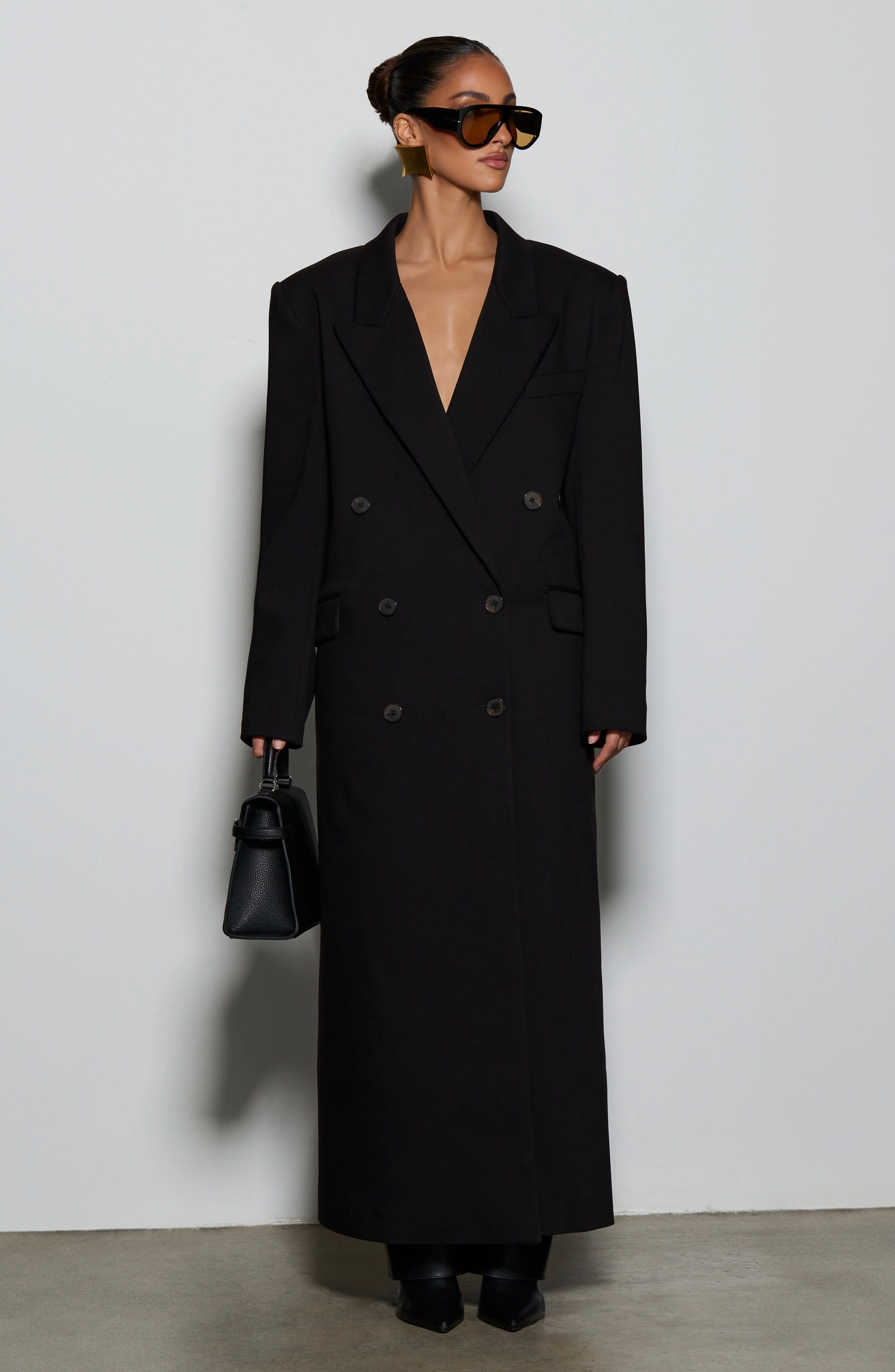 Michelle Coat - Black - Image 2