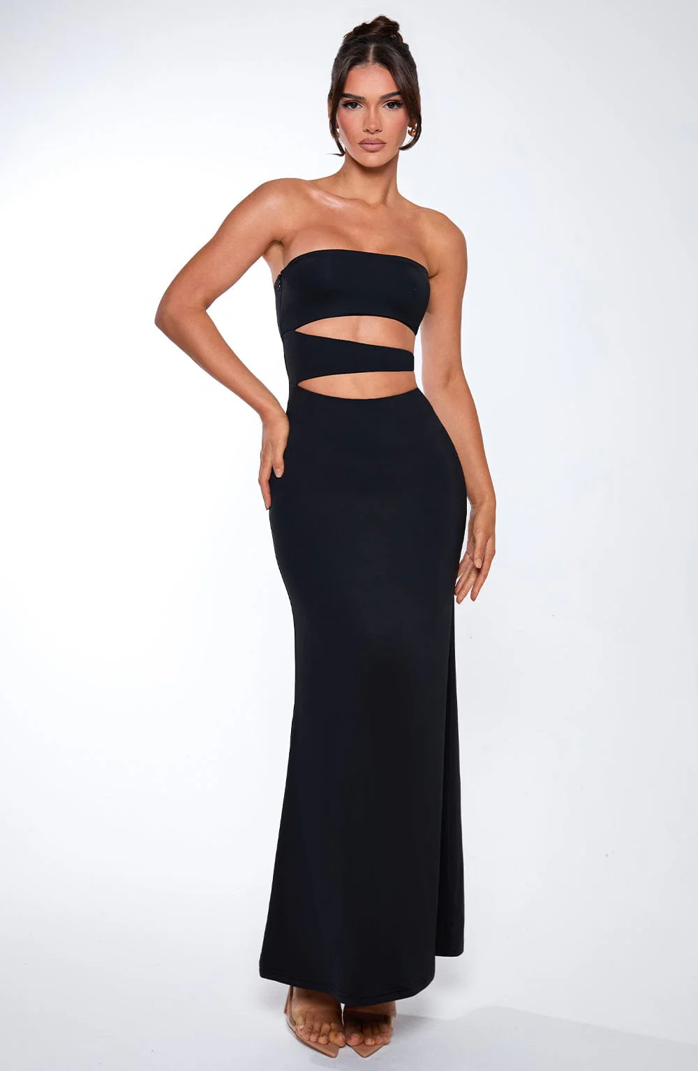 Milia Maxi Dress - Black - Image 8