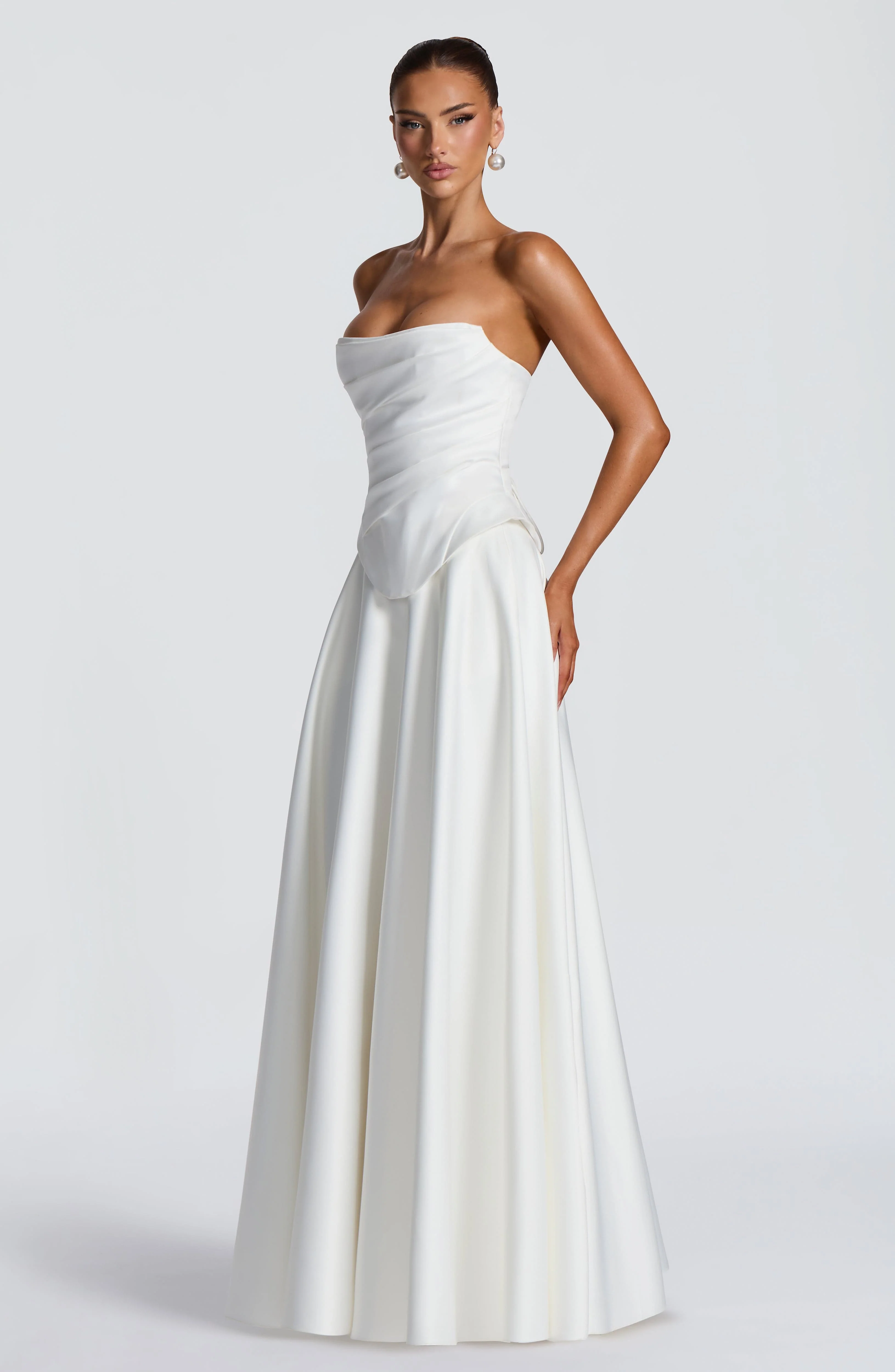 Mira Maxi Skirt - Ivory - Image 5