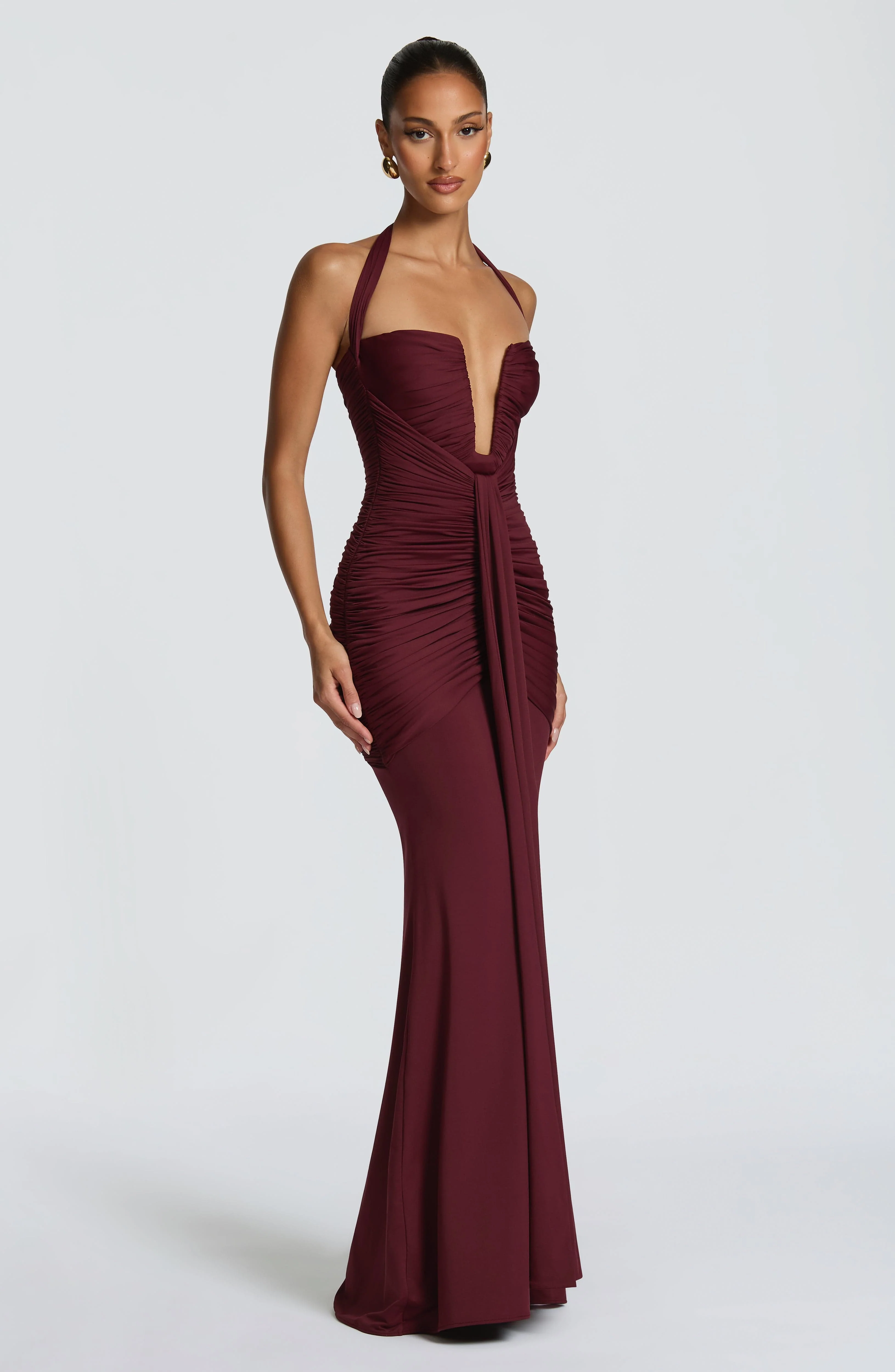 Morrigan Maxi Dress - Cherry Lacquer - Image 3
