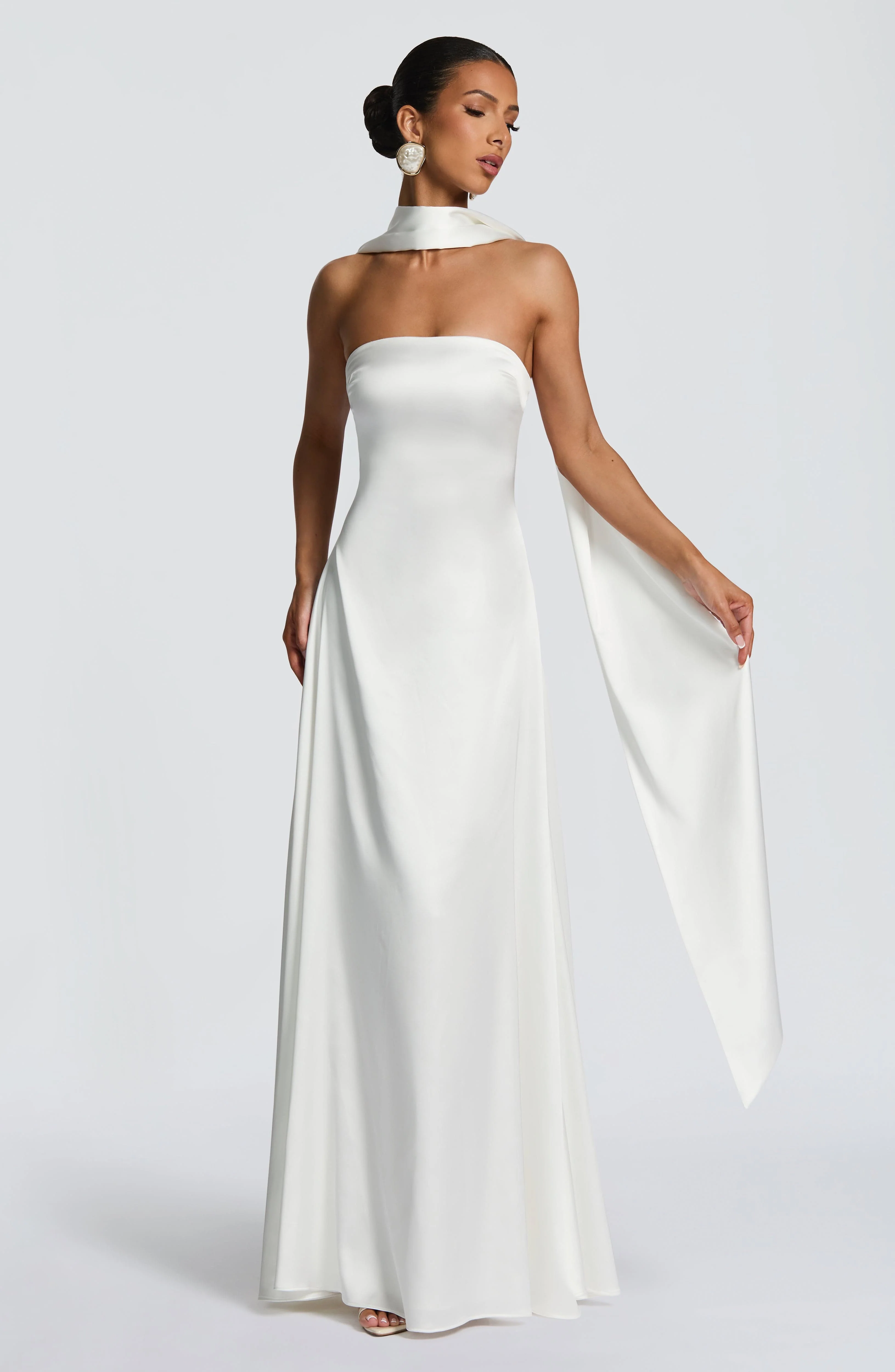 Morven Maxi Dress - Ivory - Image 7