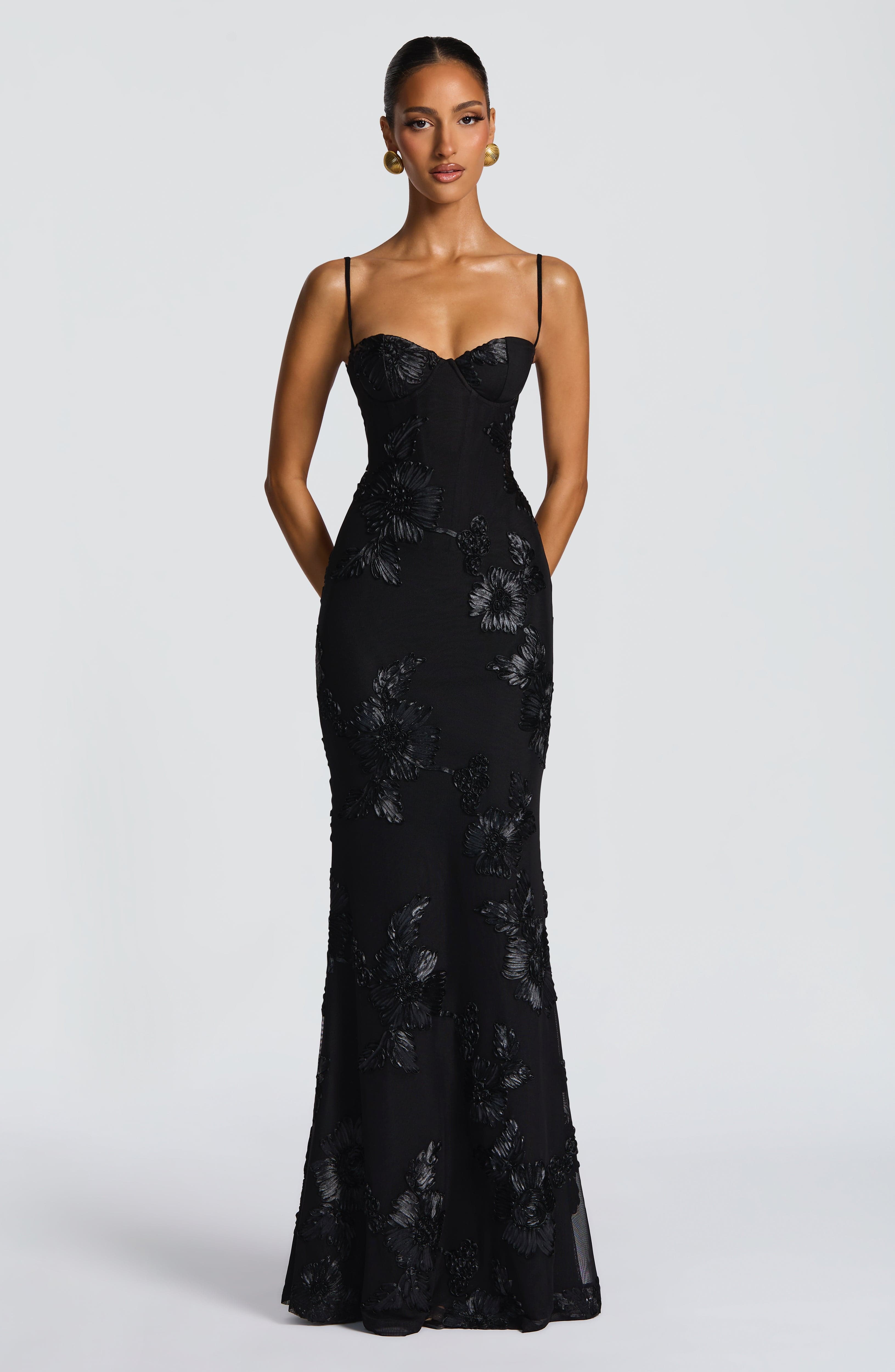 Nefertiti Maxi Dress - Black - Image 14