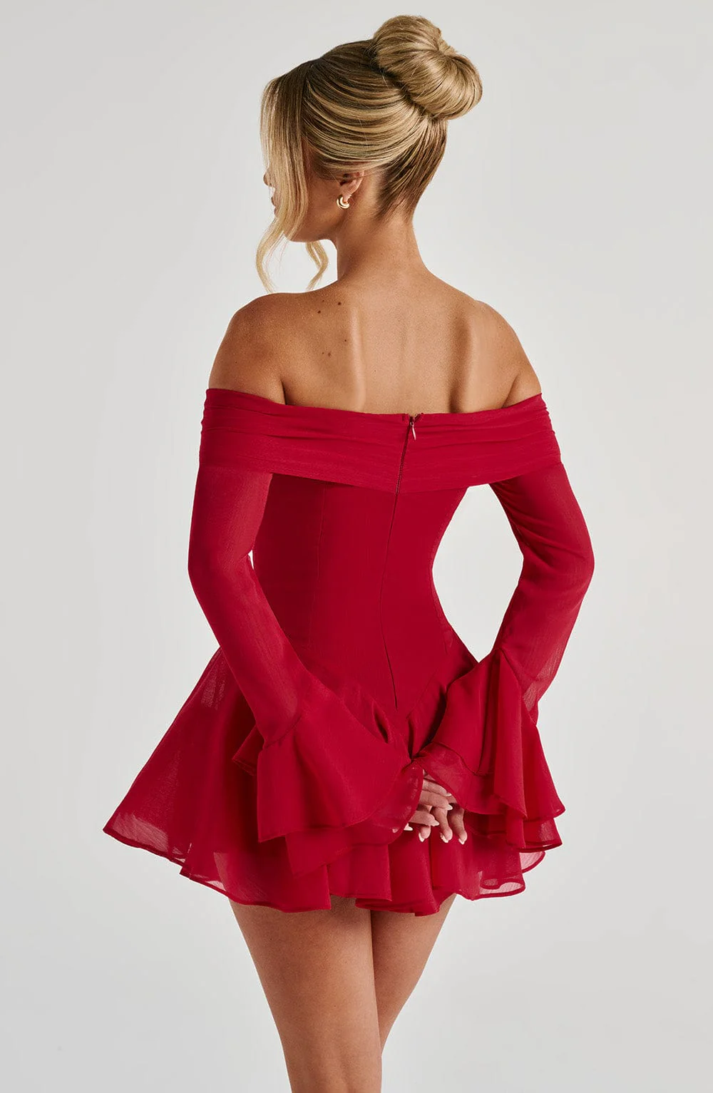 Nerissa Playsuit - Red - Image 7