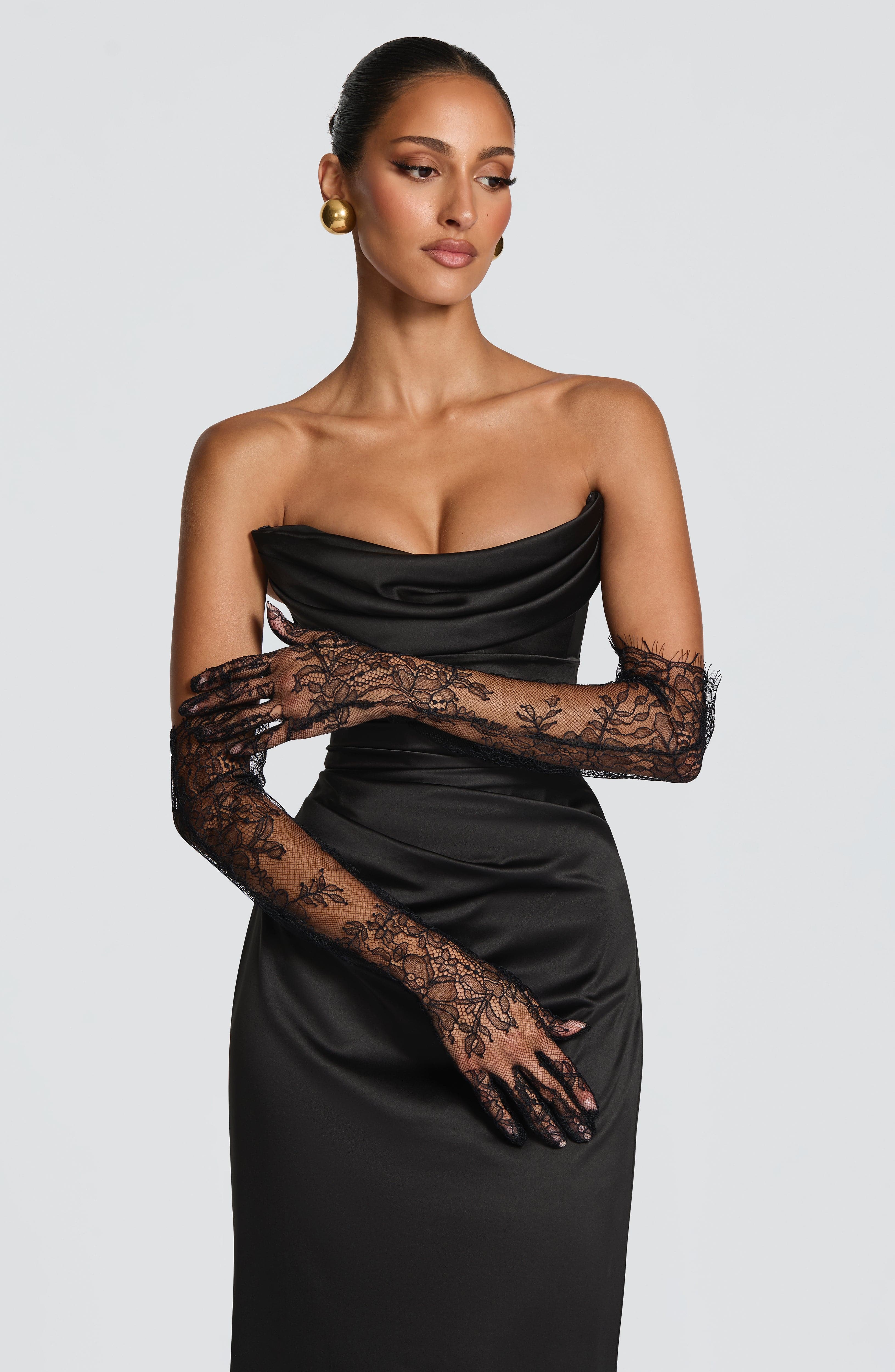 Nia Gloves - Black - Image 5