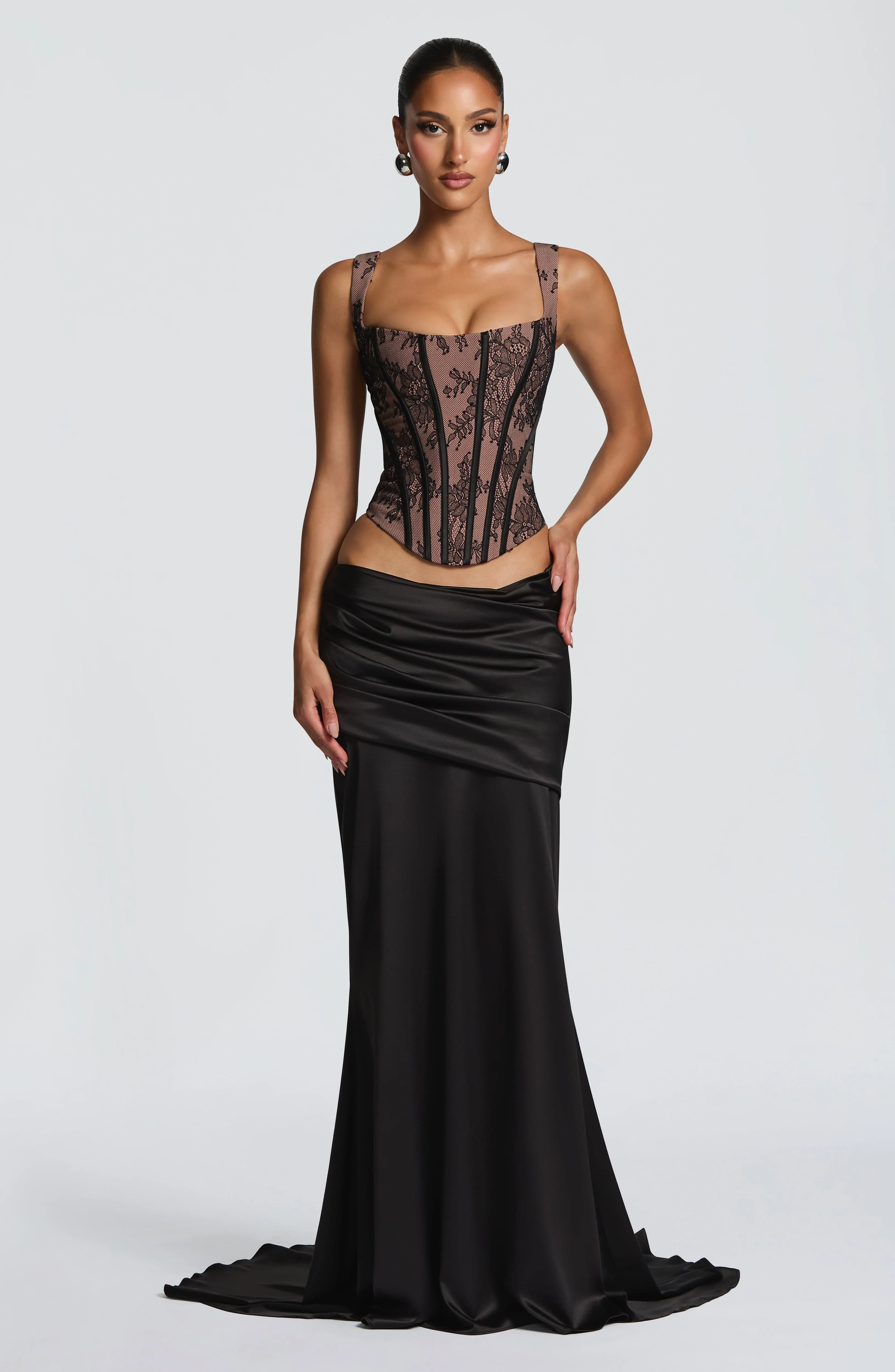 Nixie Corset - Black Lace - Image 3