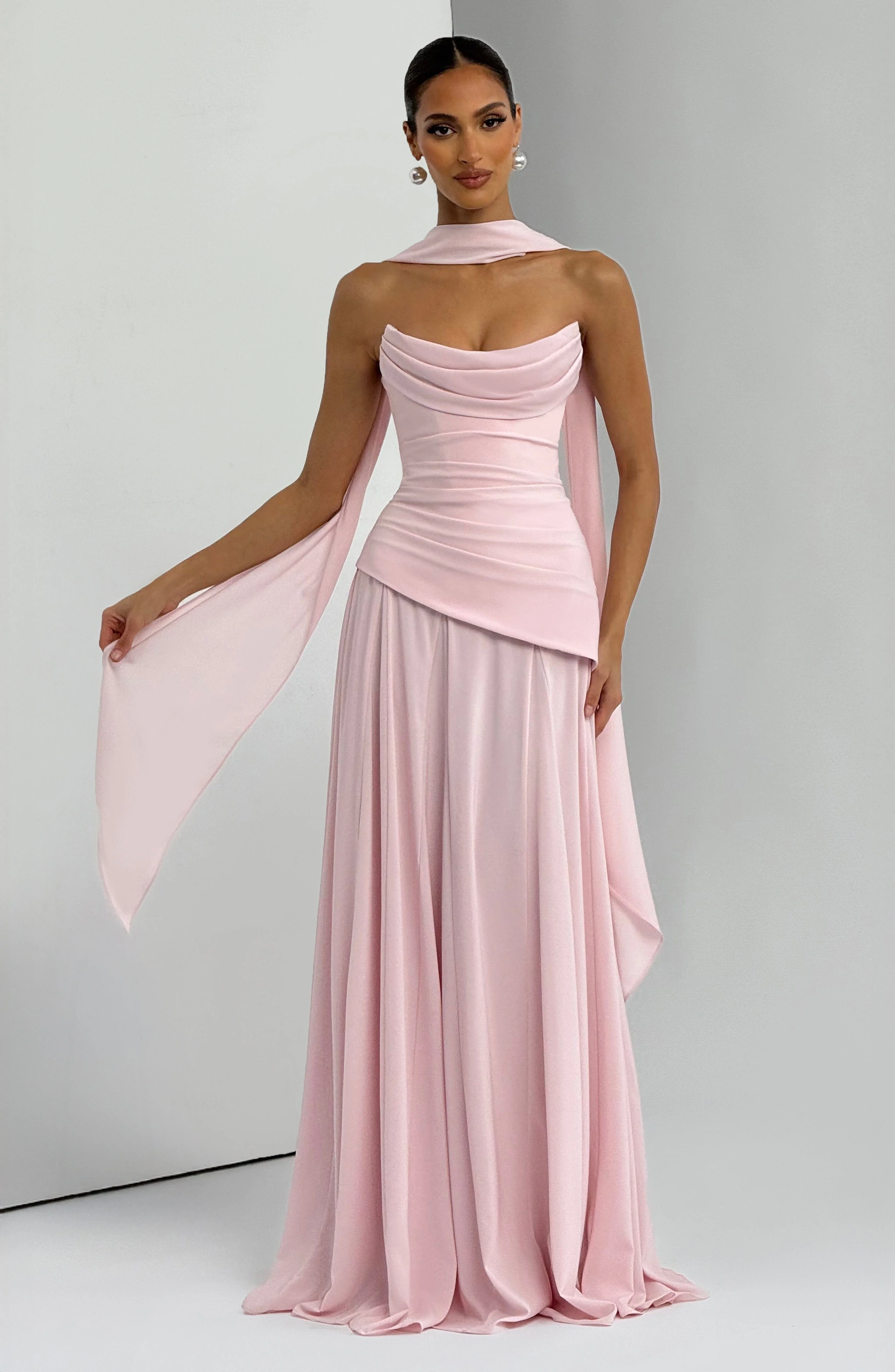 Patricia Maxi Dress - Blush - Image 4