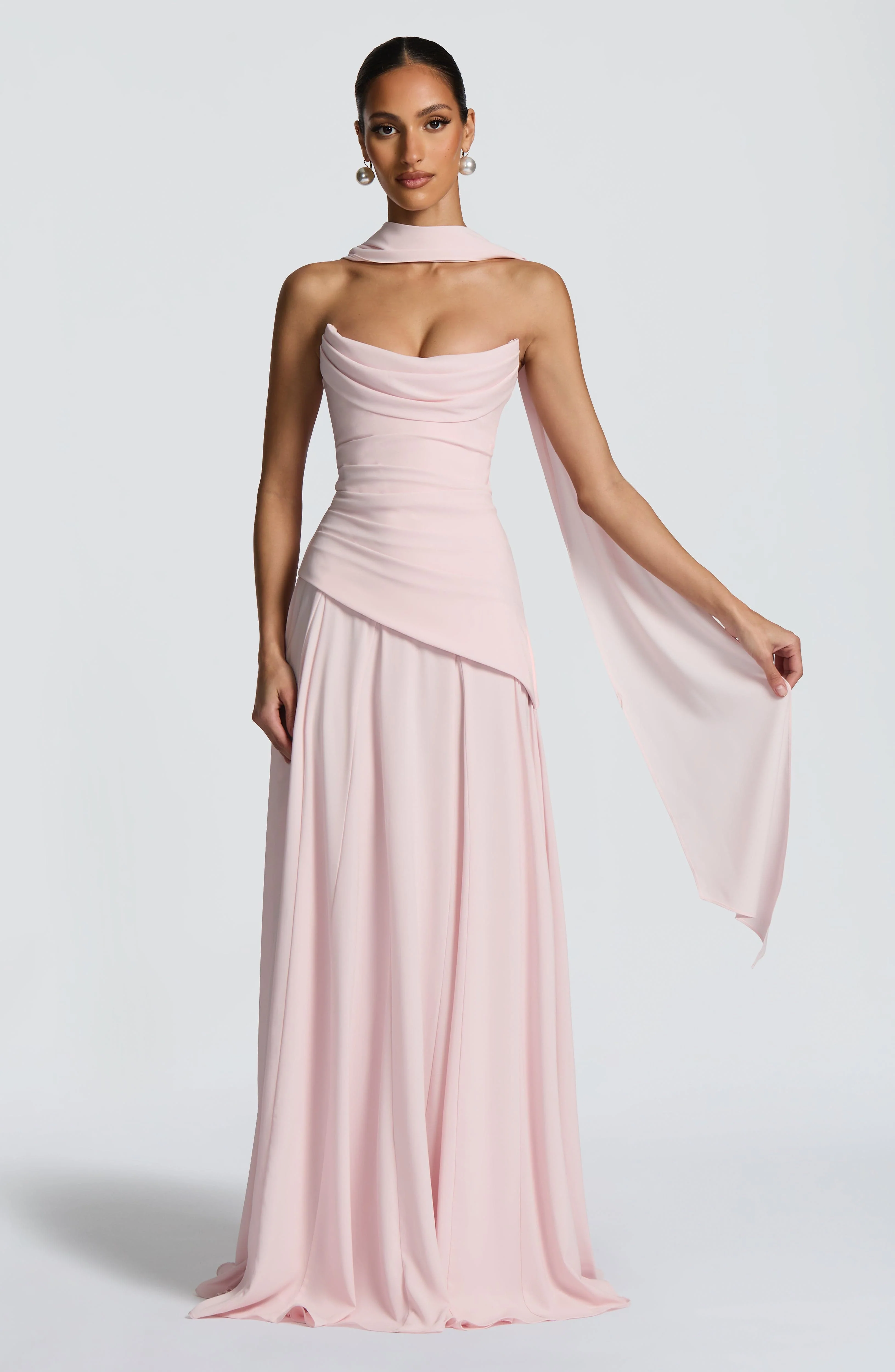 Patricia Maxi Dress - Blush - Image 7