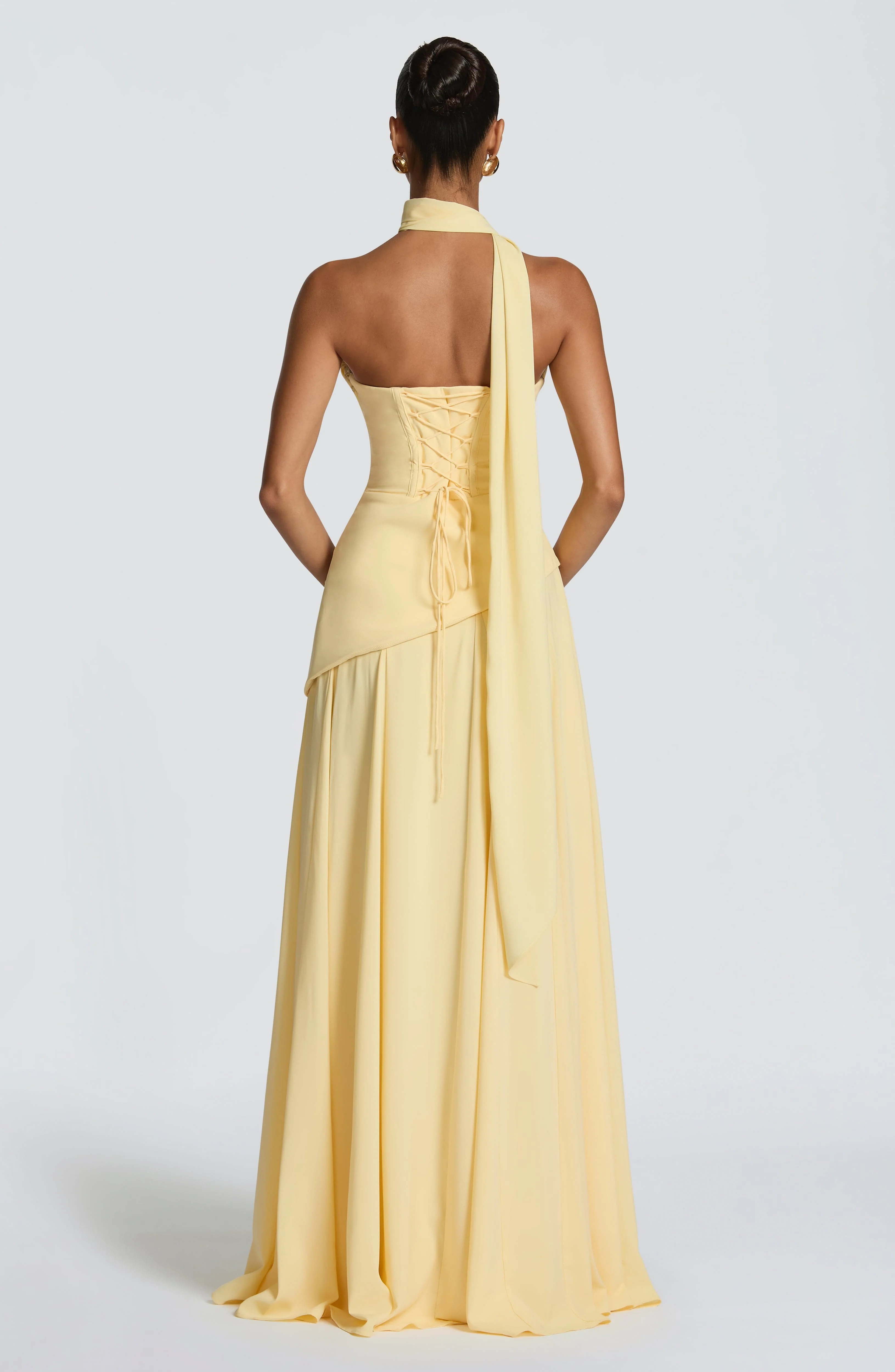 Patricia Maxi Dress - Lemon - Image 10