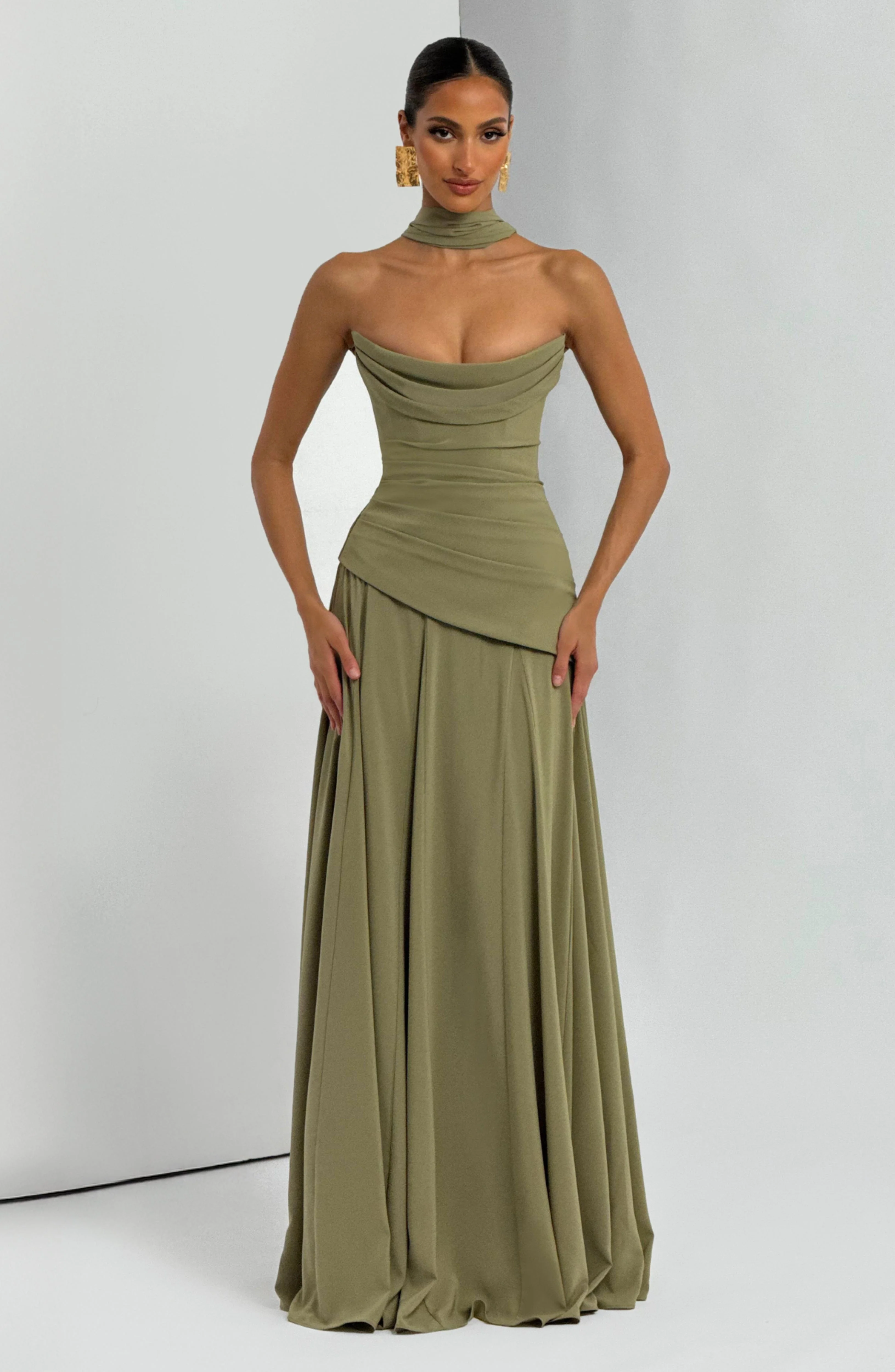Patricia Maxi Dress - Sage - Image 8