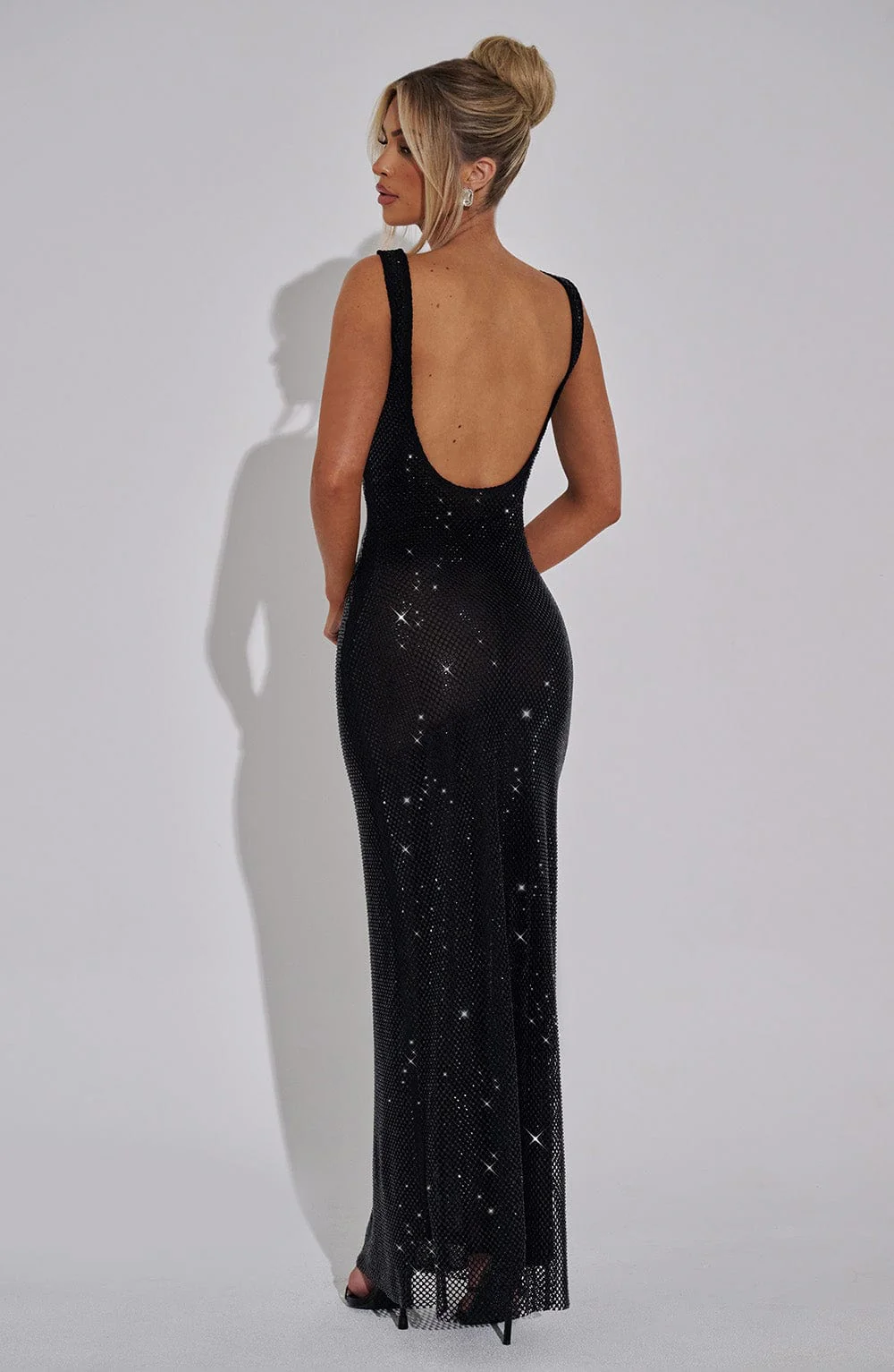 Petra Maxi Dress - Black - Image 5