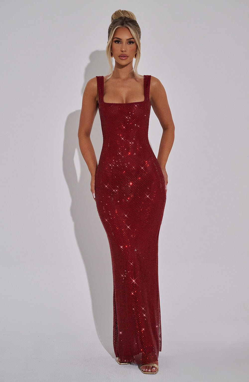 Petra Maxi Dress - Wine - Image 4