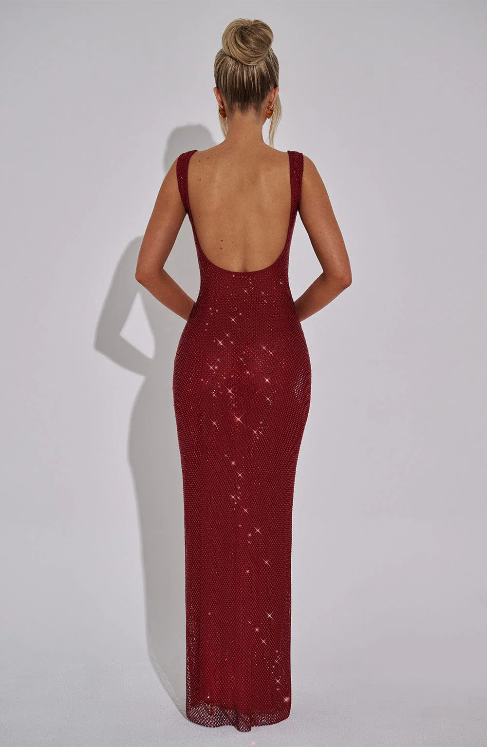 Petra Maxi Dress - Wine - Image 8