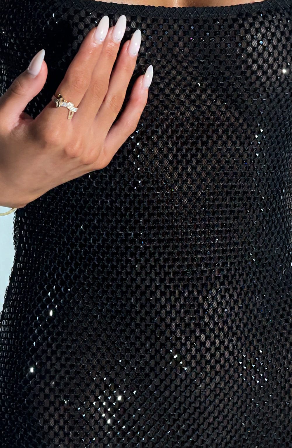 Petra Mini Dress - Black - Image 3