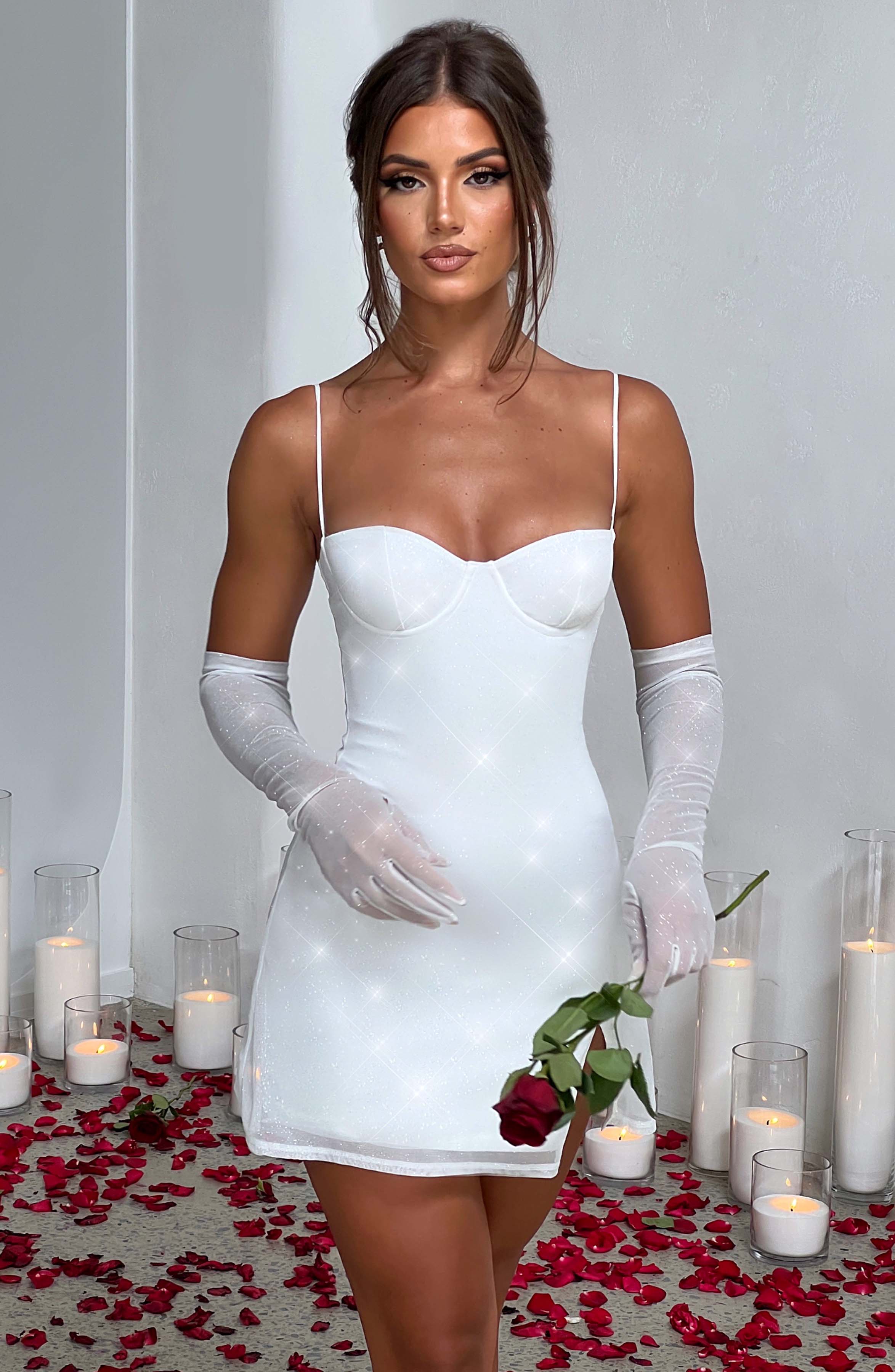 Pixie Glove - Ivory Sparkle - Image 3