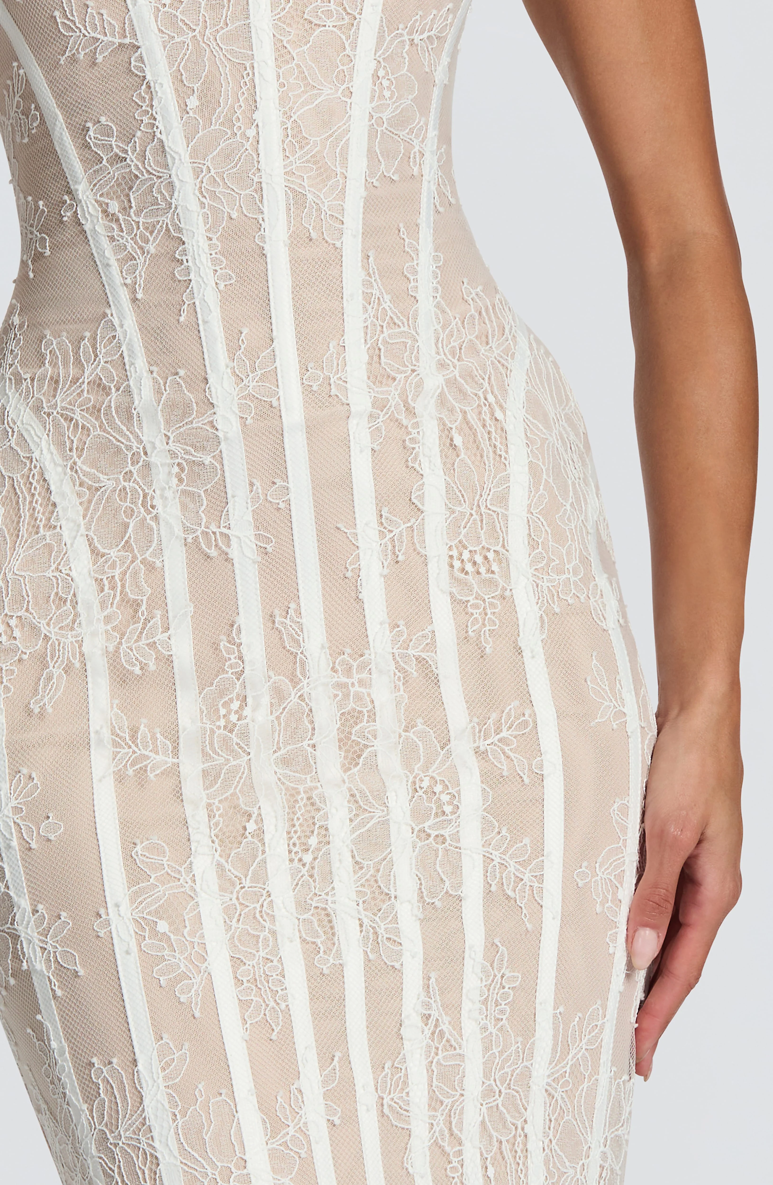 Polina Maxi Dress - Ivory - Image 5