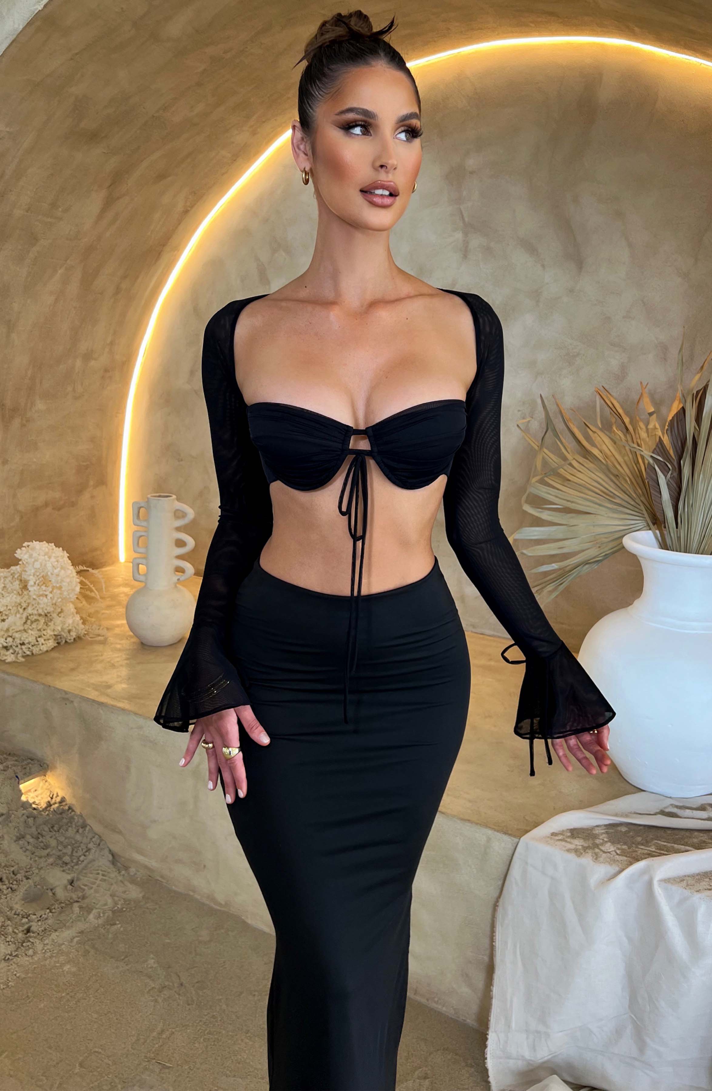 Priscilla Top - Black - Image 4