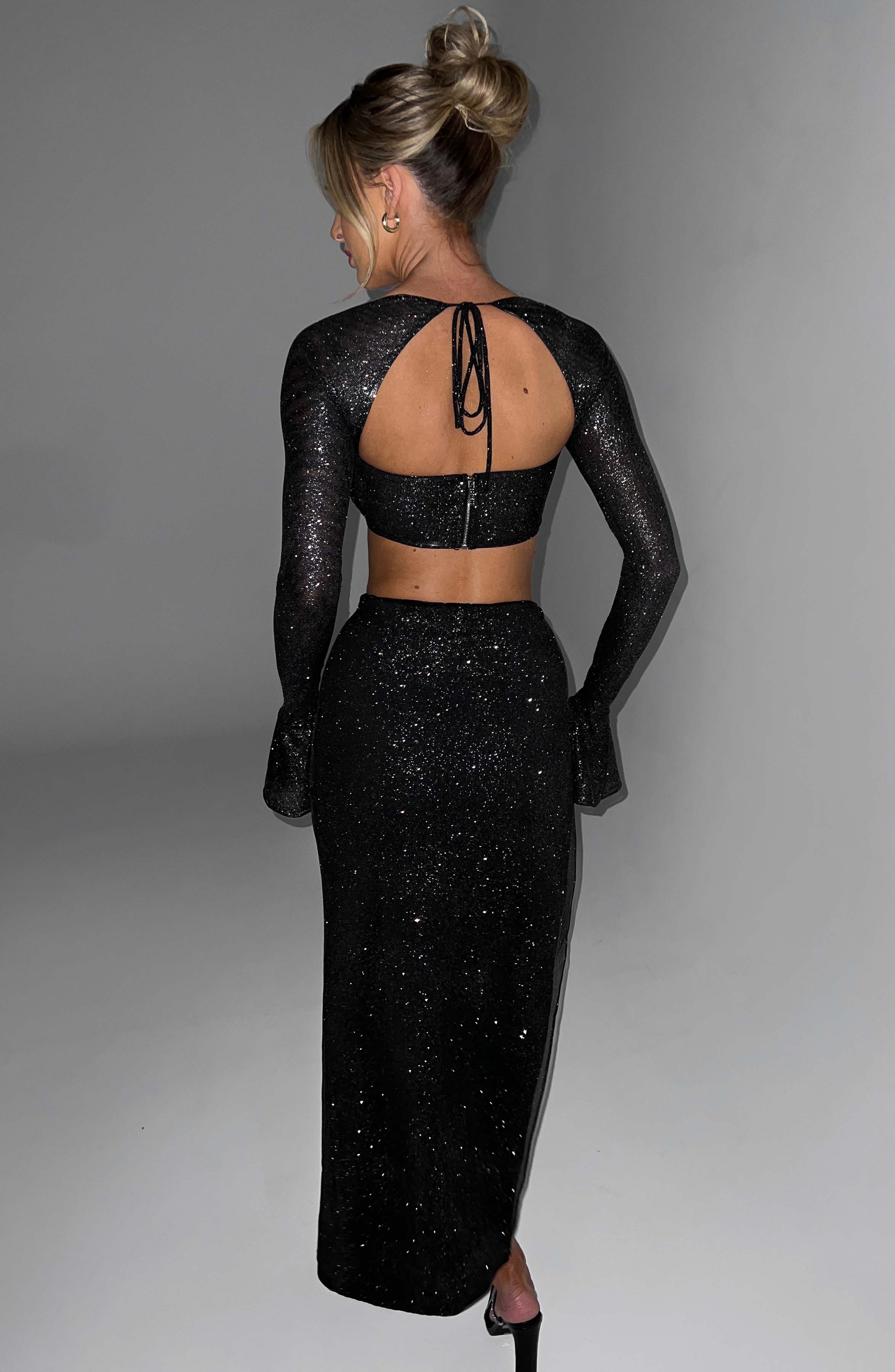 Priscilla Top - Black Sparkle - Image 2