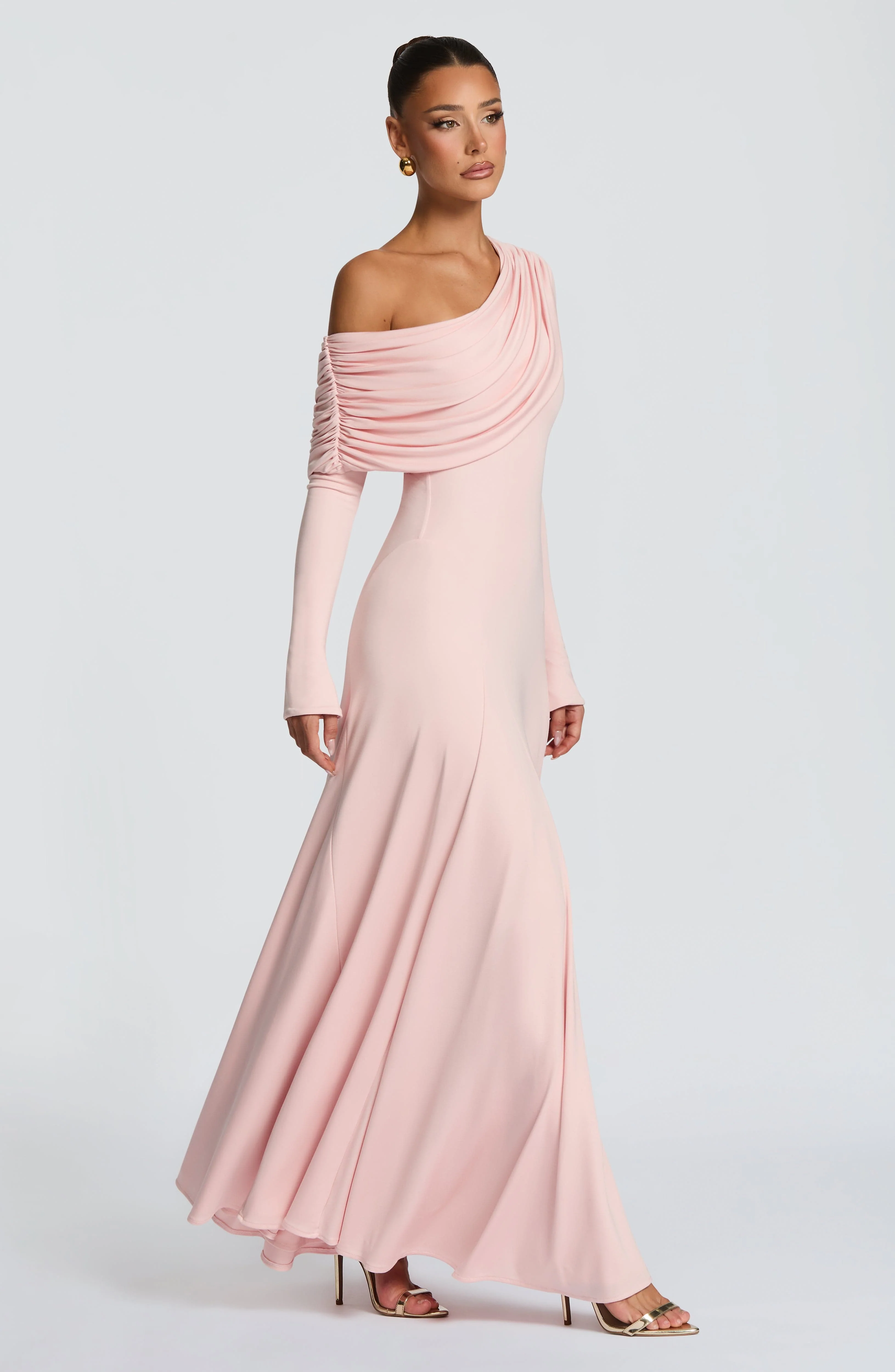 Rafaela Maxi Dress - Soft Blush - Image 4