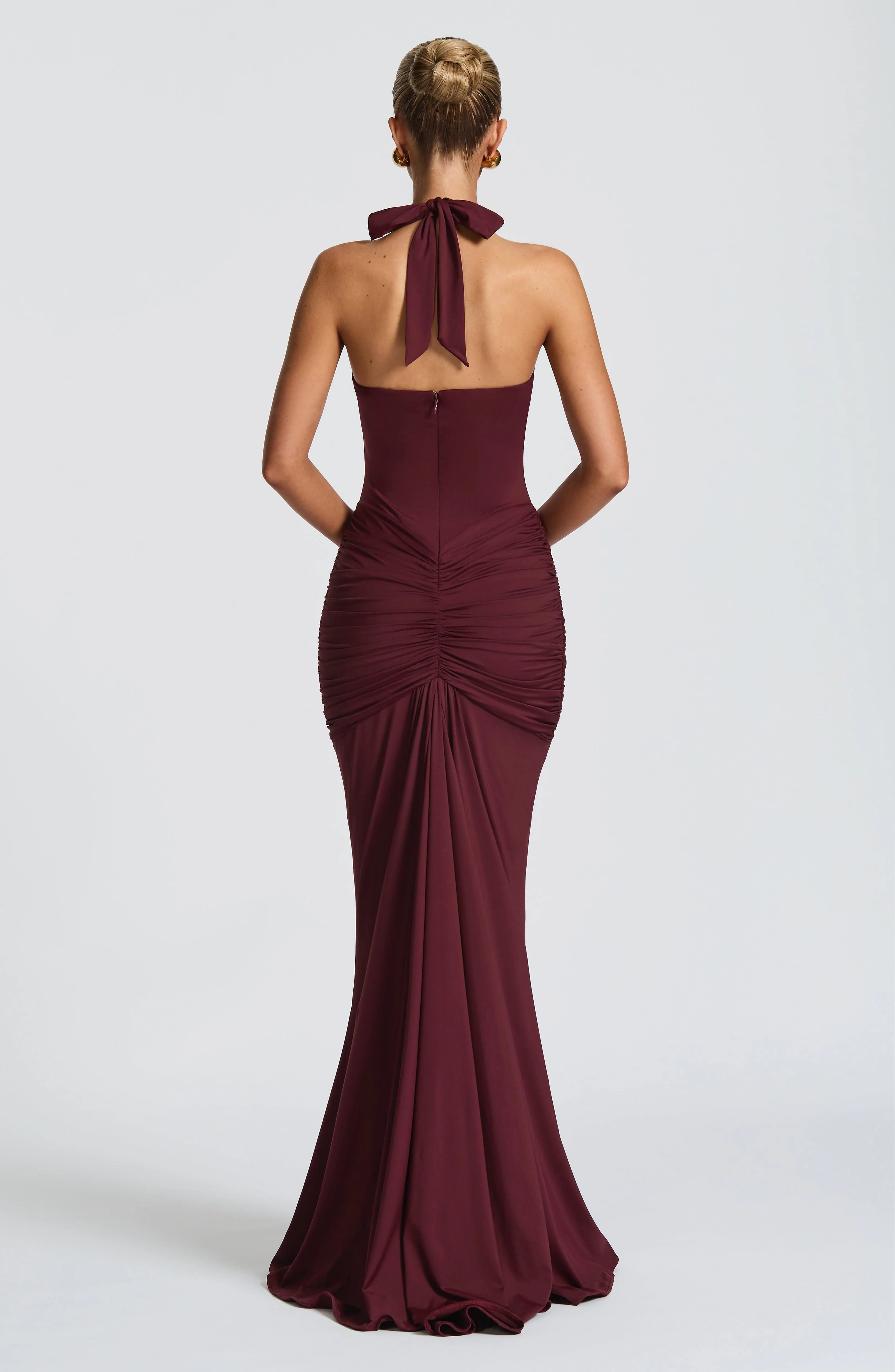 Rosetta Maxi Dress - Cherry Lacquer - Image 4