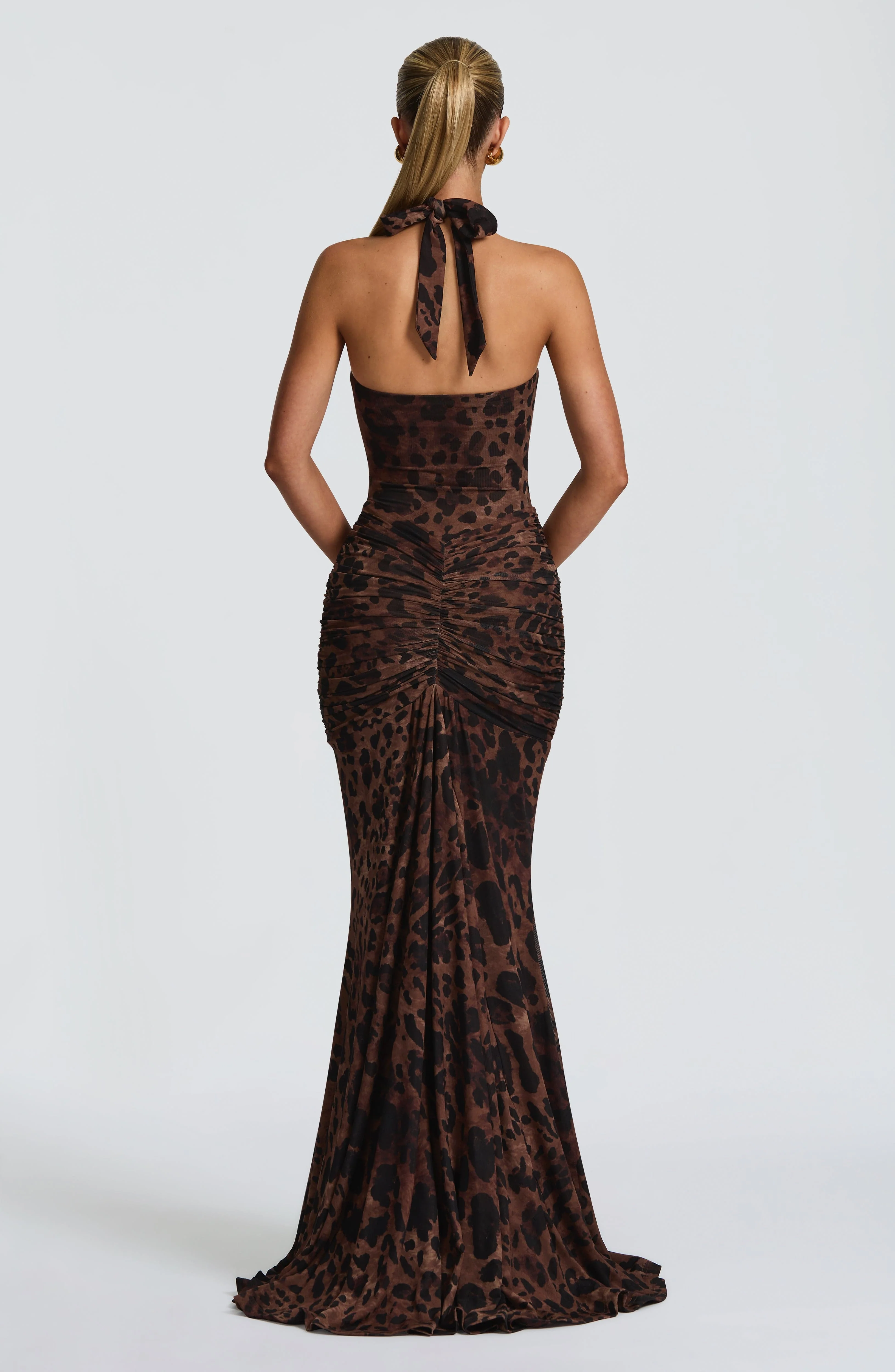 Rosetta Maxi Dress - Leopard Print - Image 4