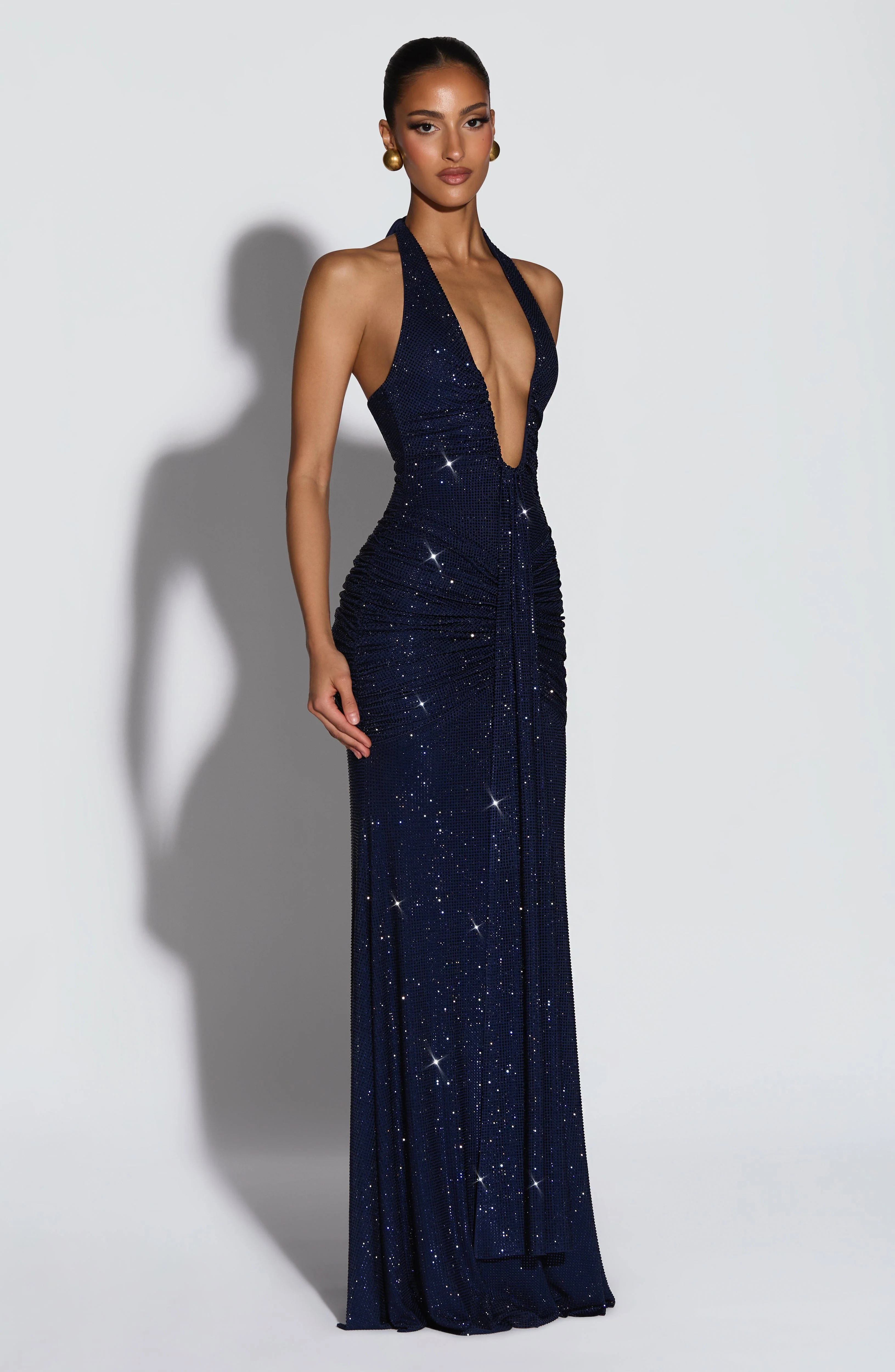 Rosetta Maxi Dress - Navy Sparkle - Image 5