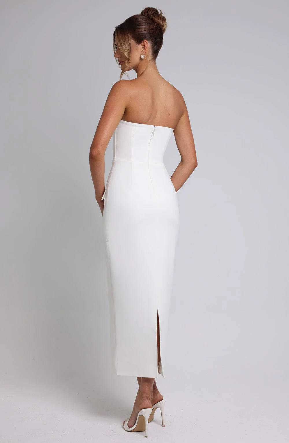 Roxanne Midaxi Dress - Ivory - Image 8