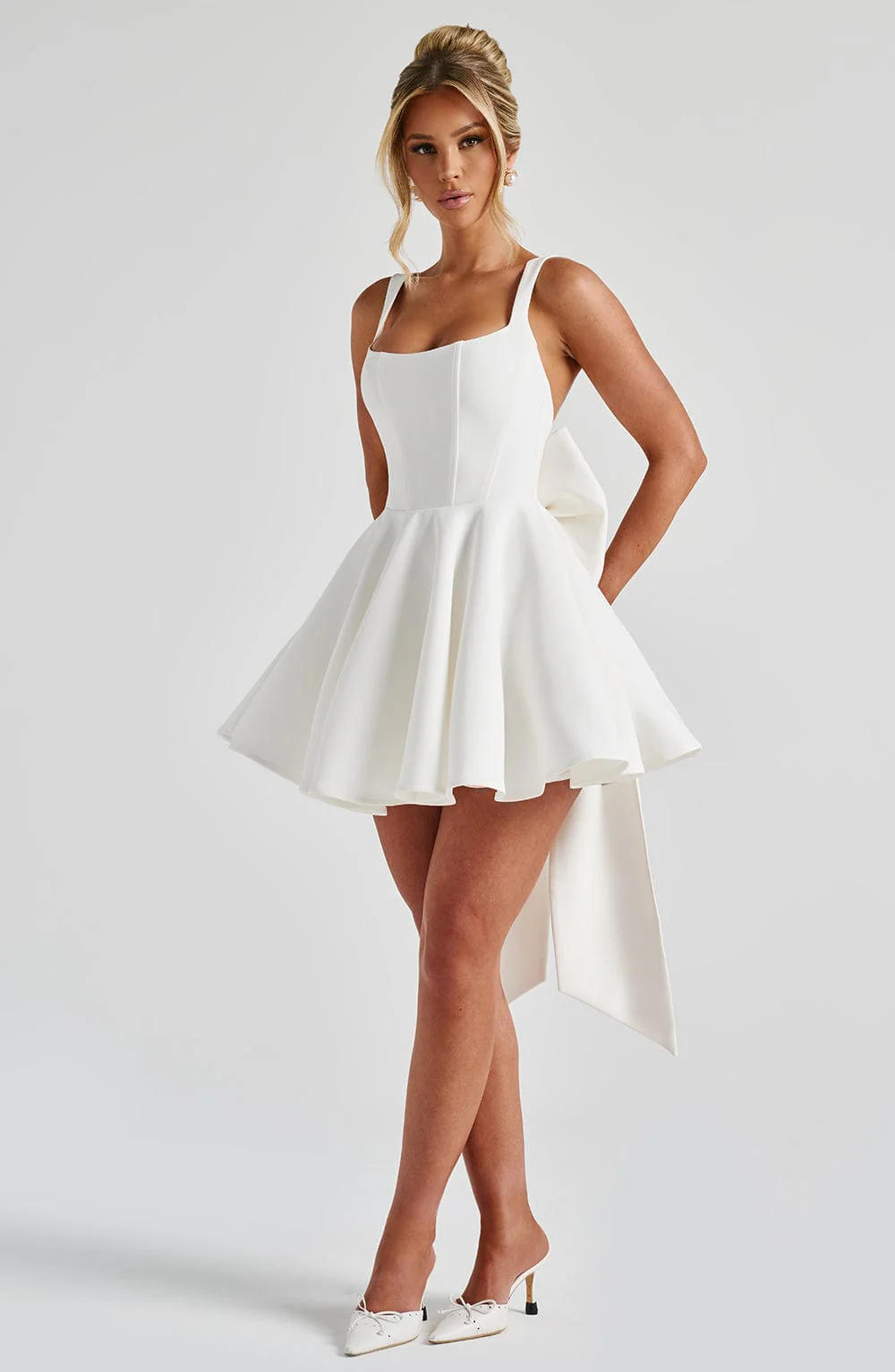Rue Mini Dress - Ivory - Image 5
