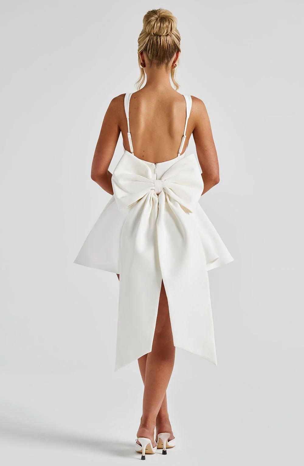 Rue Mini Dress - Ivory - Image 7