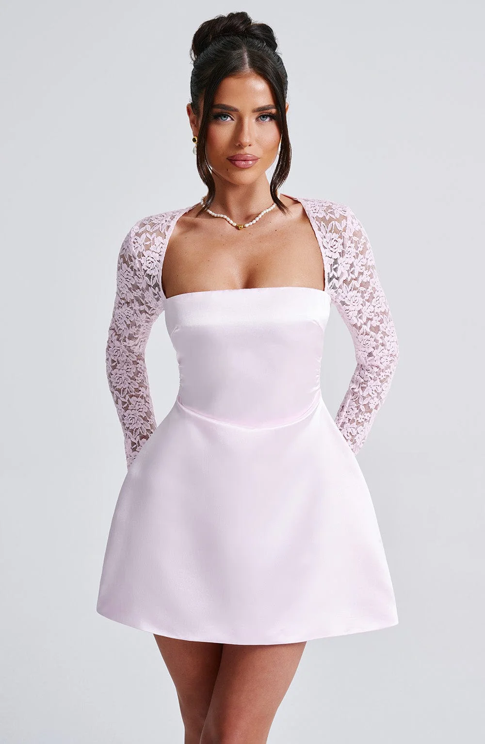 Sadie Mini Dress - Blush - Image 10