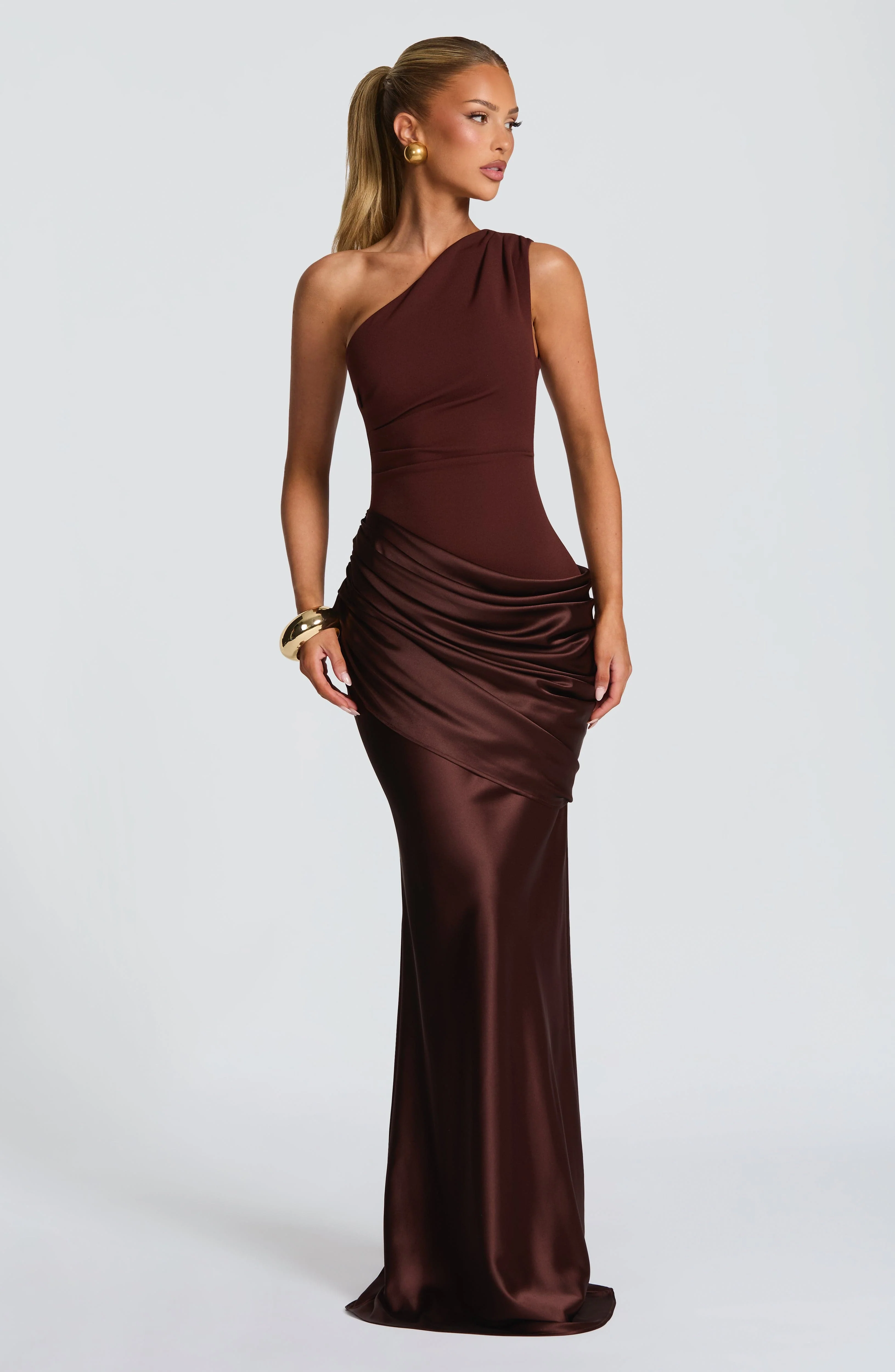Sadona Maxi Dress - Plum Brown - Image 2