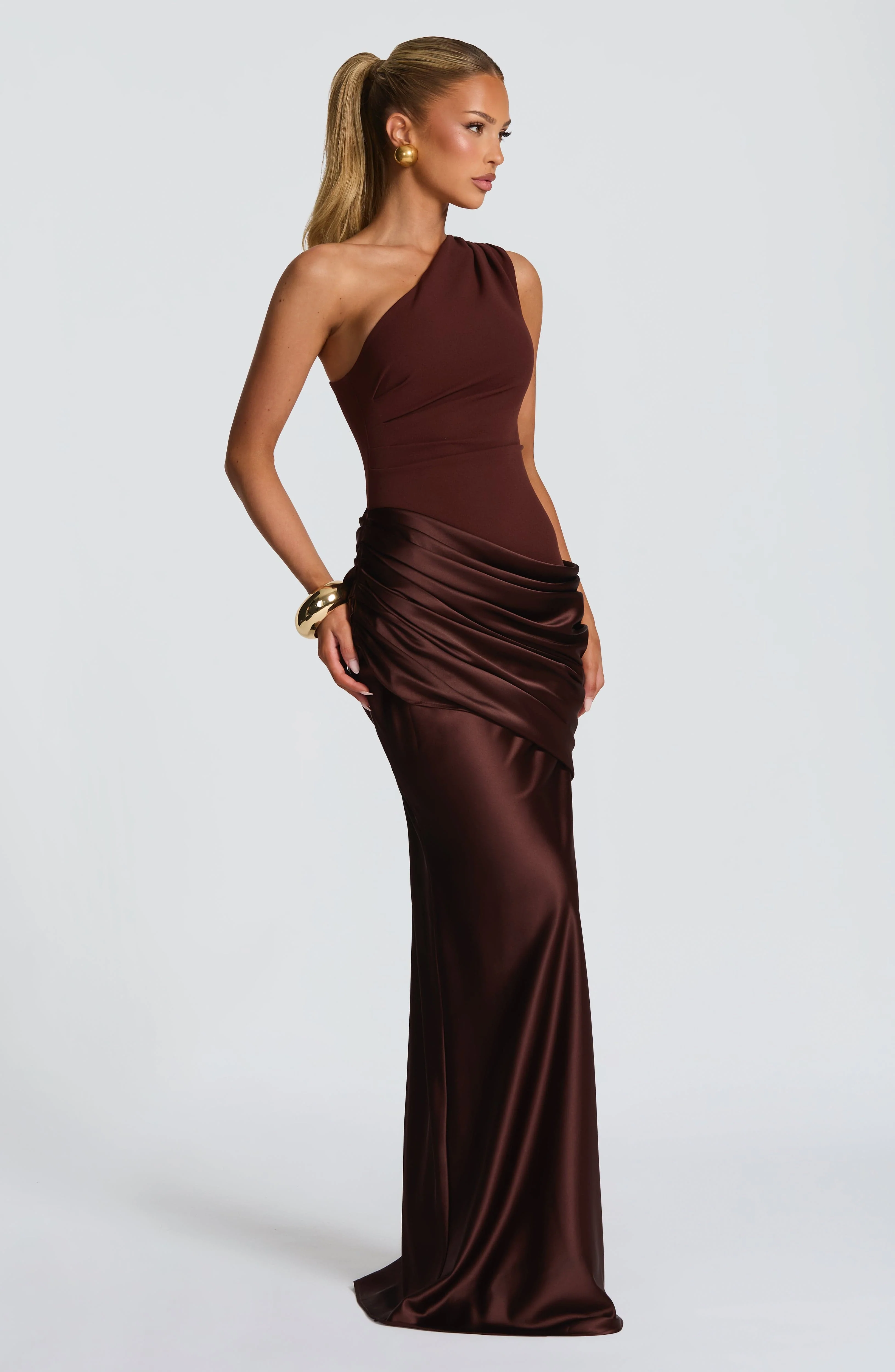 Sadona Maxi Dress - Plum Brown - Image 4