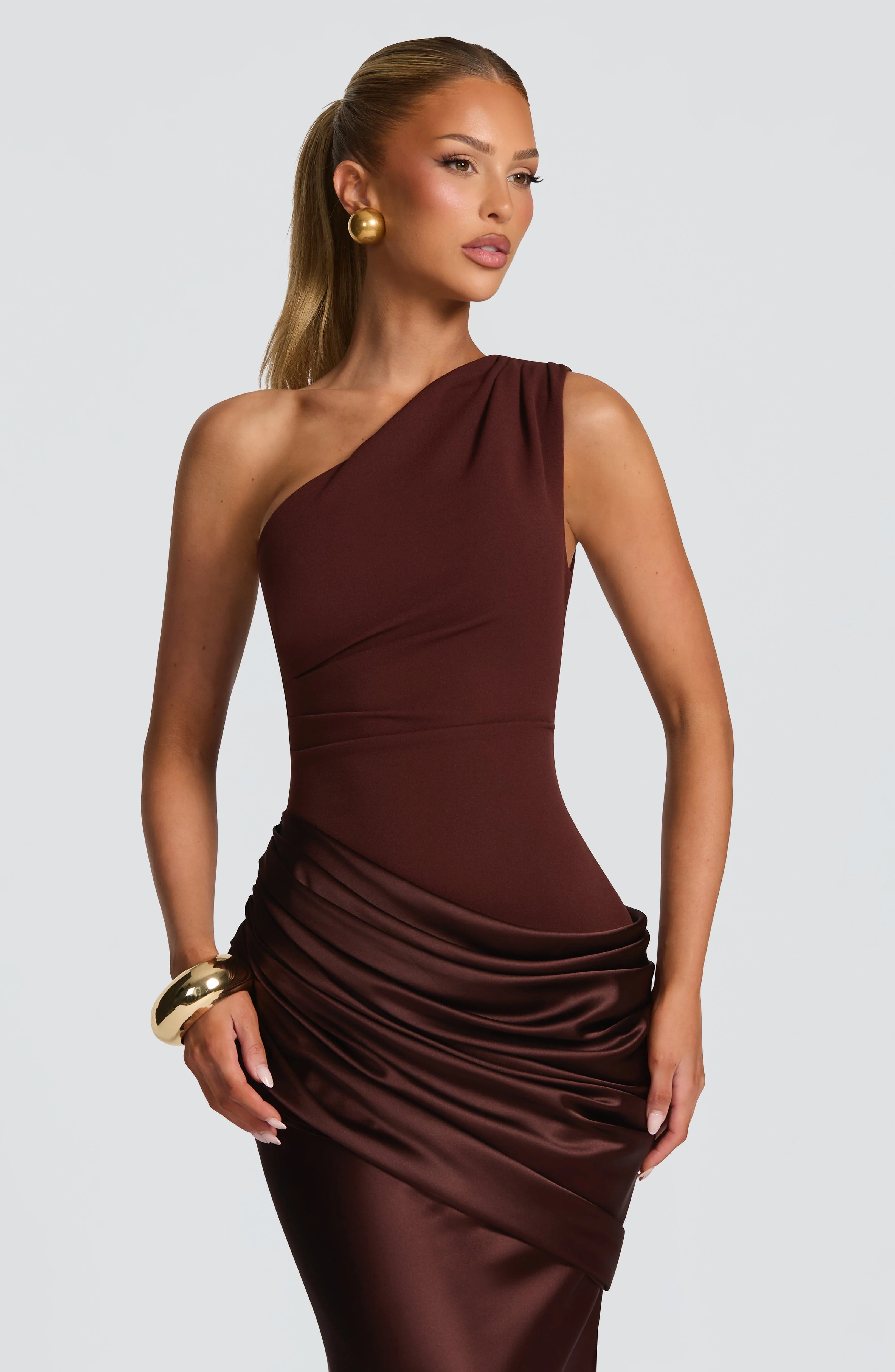 Sadona Maxi Dress - Plum Brown - Image 5
