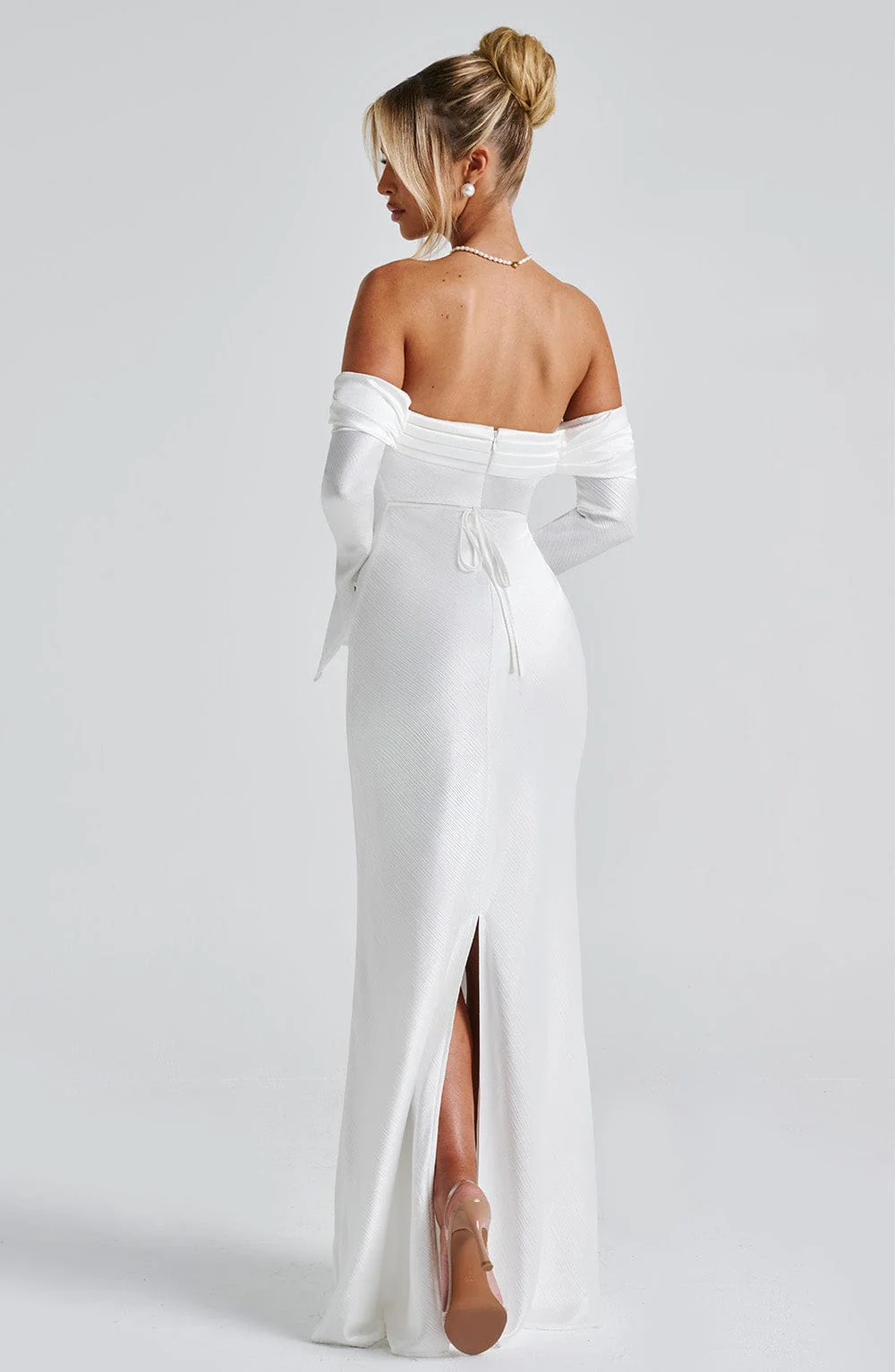 Selene Maxi Dress - Ivory - Image 3