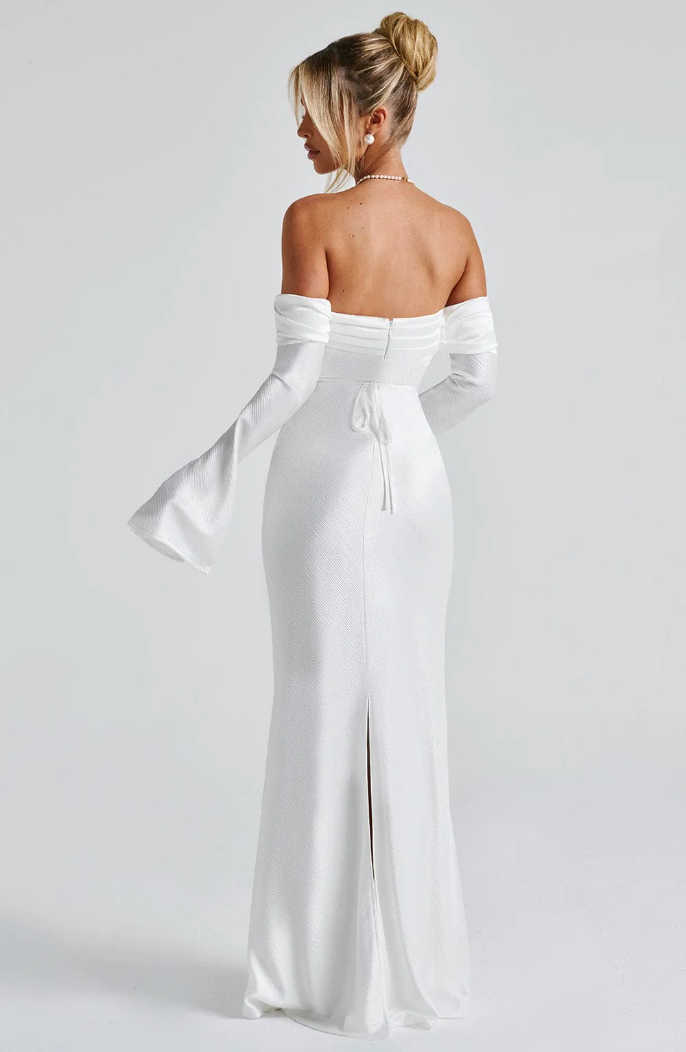 Selene Maxi Dress - Ivory - Image 7